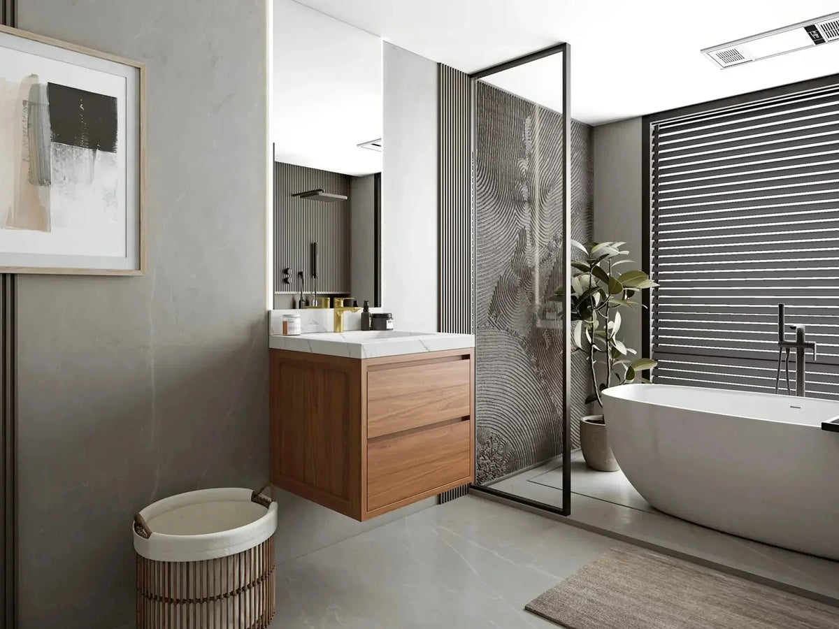 4 Ways to Use Storage Containers for a Clutter-Free Single Sink Vanity - Willow Bath and Vanity