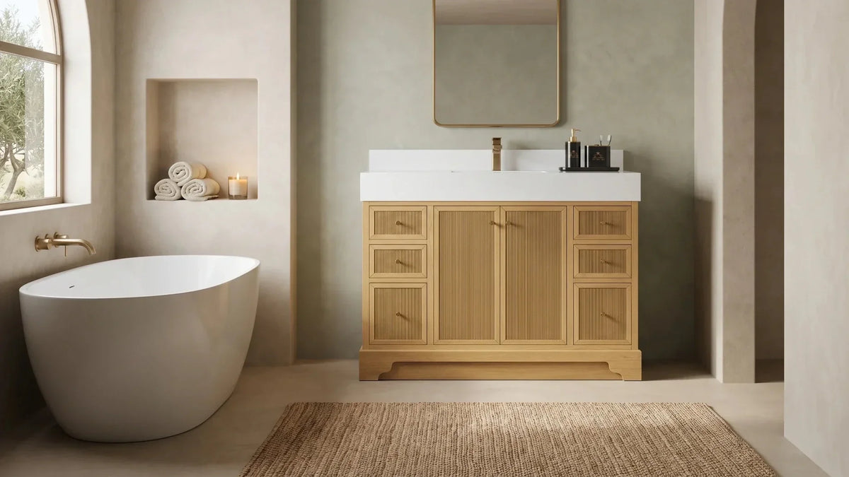 Are Big-Box Bathroom Vanities Good Quality? MDF vs Solid Wood Vanity Guide - Willow Bath and Vanity