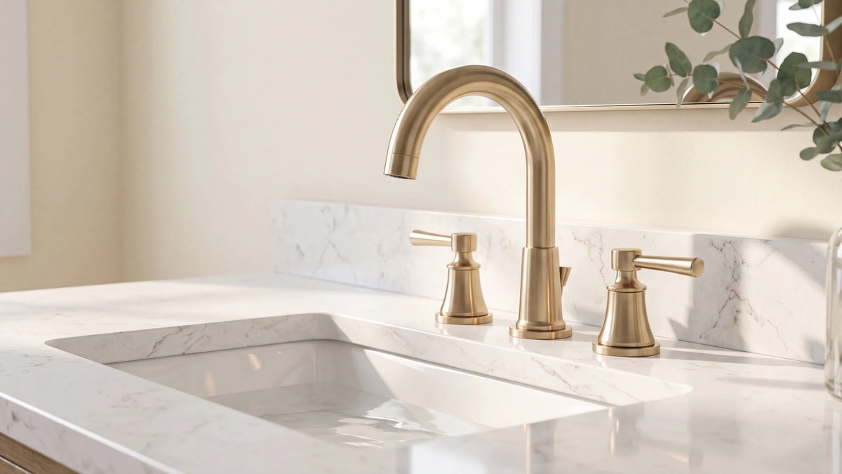 How to Choose a Bathroom Faucet: Single-Hole, 4-Inch Centerset, 8-Inch Widespread, Wall-Mount & Vessel Faucet Guide - Willow Bath and Vanity