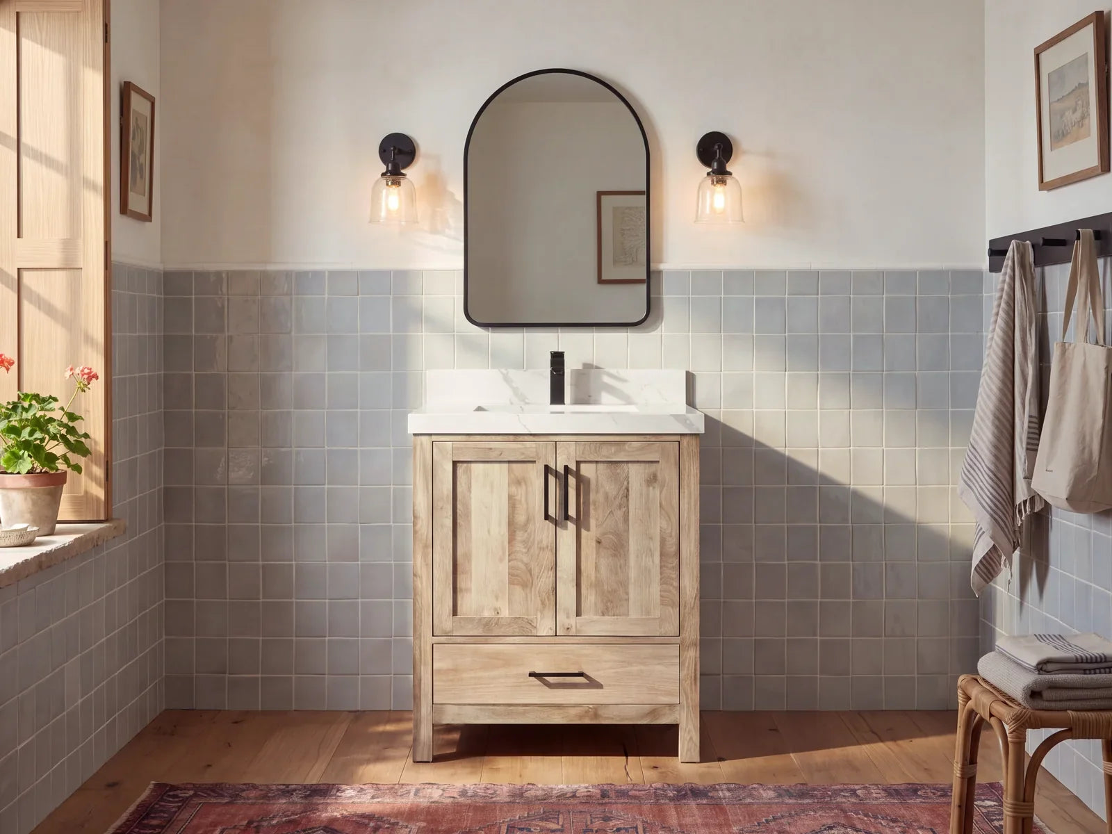 30-inch single-sink bathroom vanity