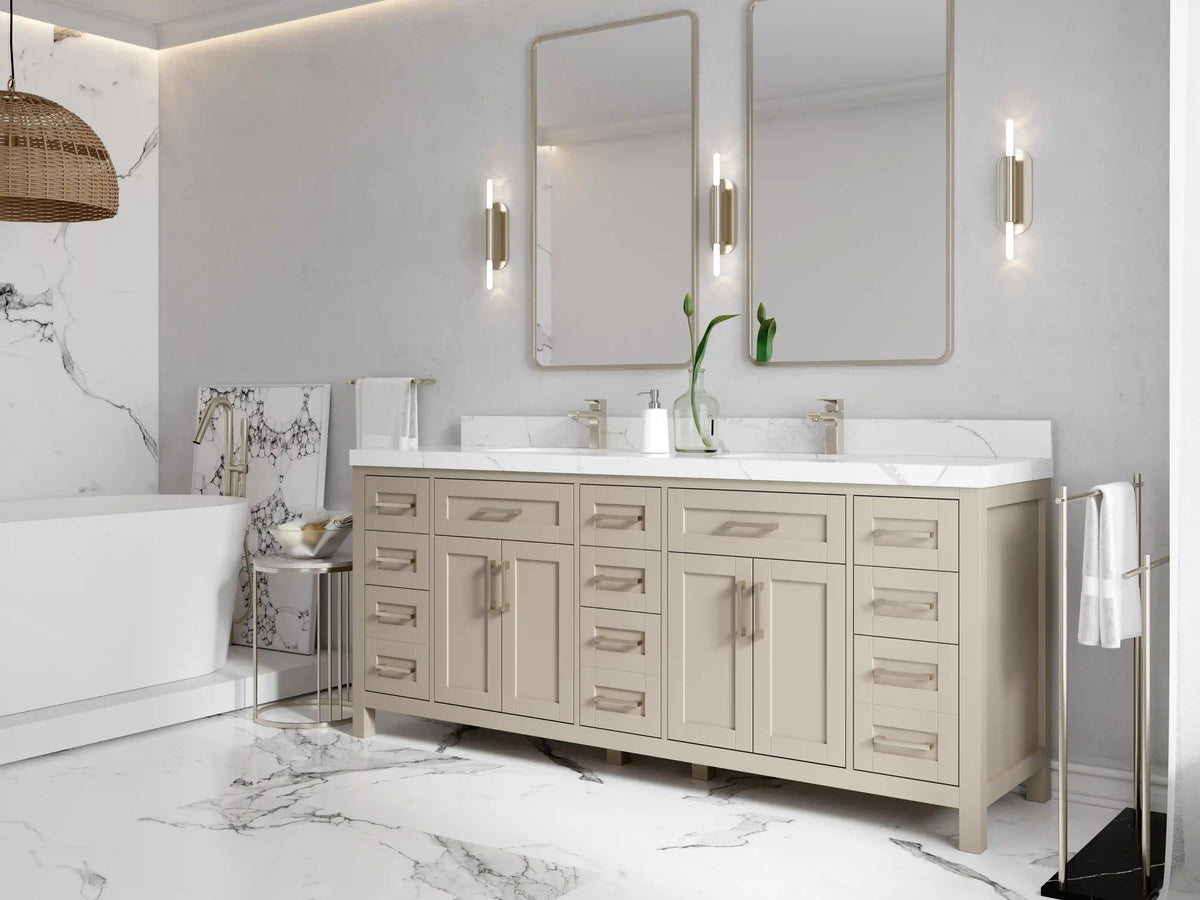 Cambridge 80 in. W x 22 in. D Double Sink Bathroom Vanity