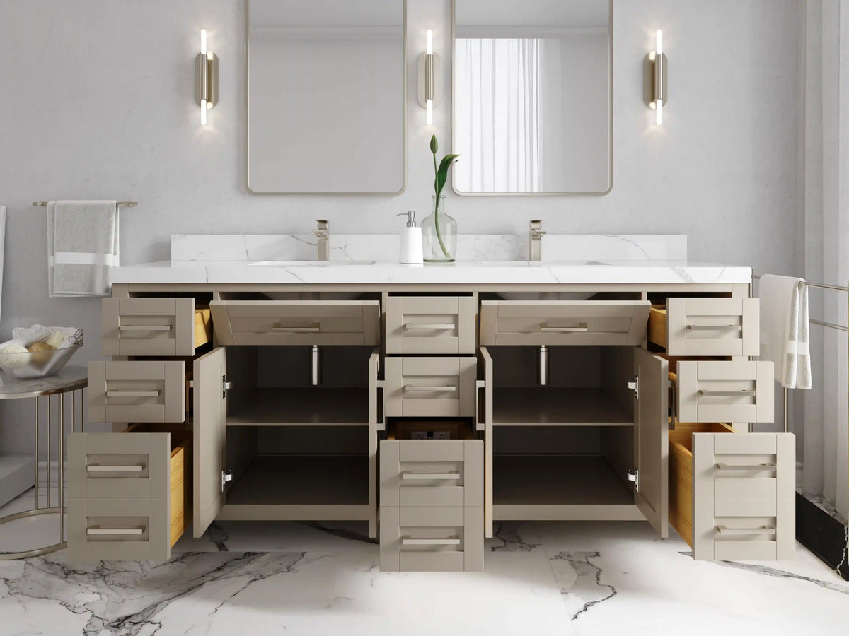 Cambridge 80 in. W x 22 in. D Double Sink Bathroom Vanity