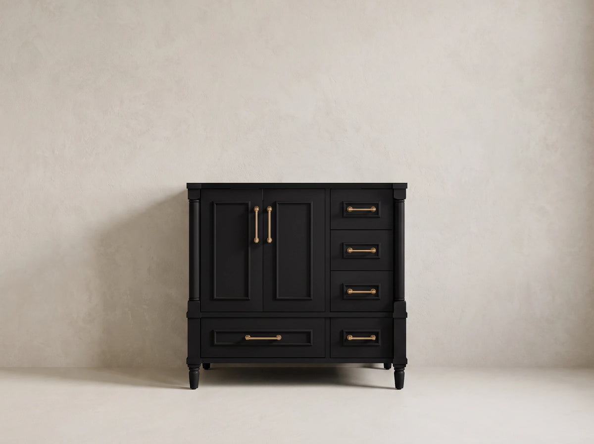 Aberdeen 36 in. W x 22 in. D Left Offset Sink Bathroom Vanity