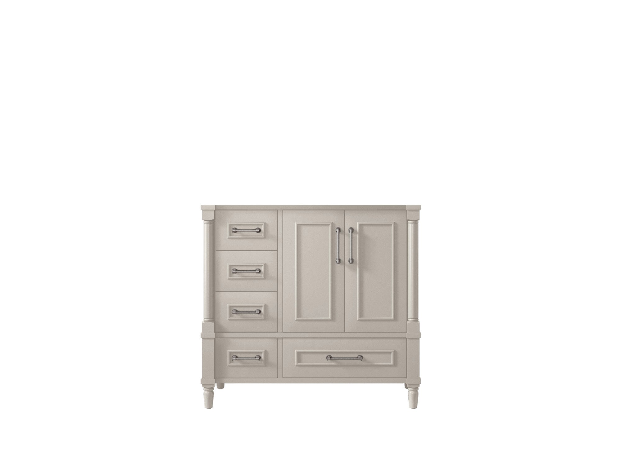 Aberdeen 36 in. W x 22 in. D Right Offset Sink Bathroom Vanity