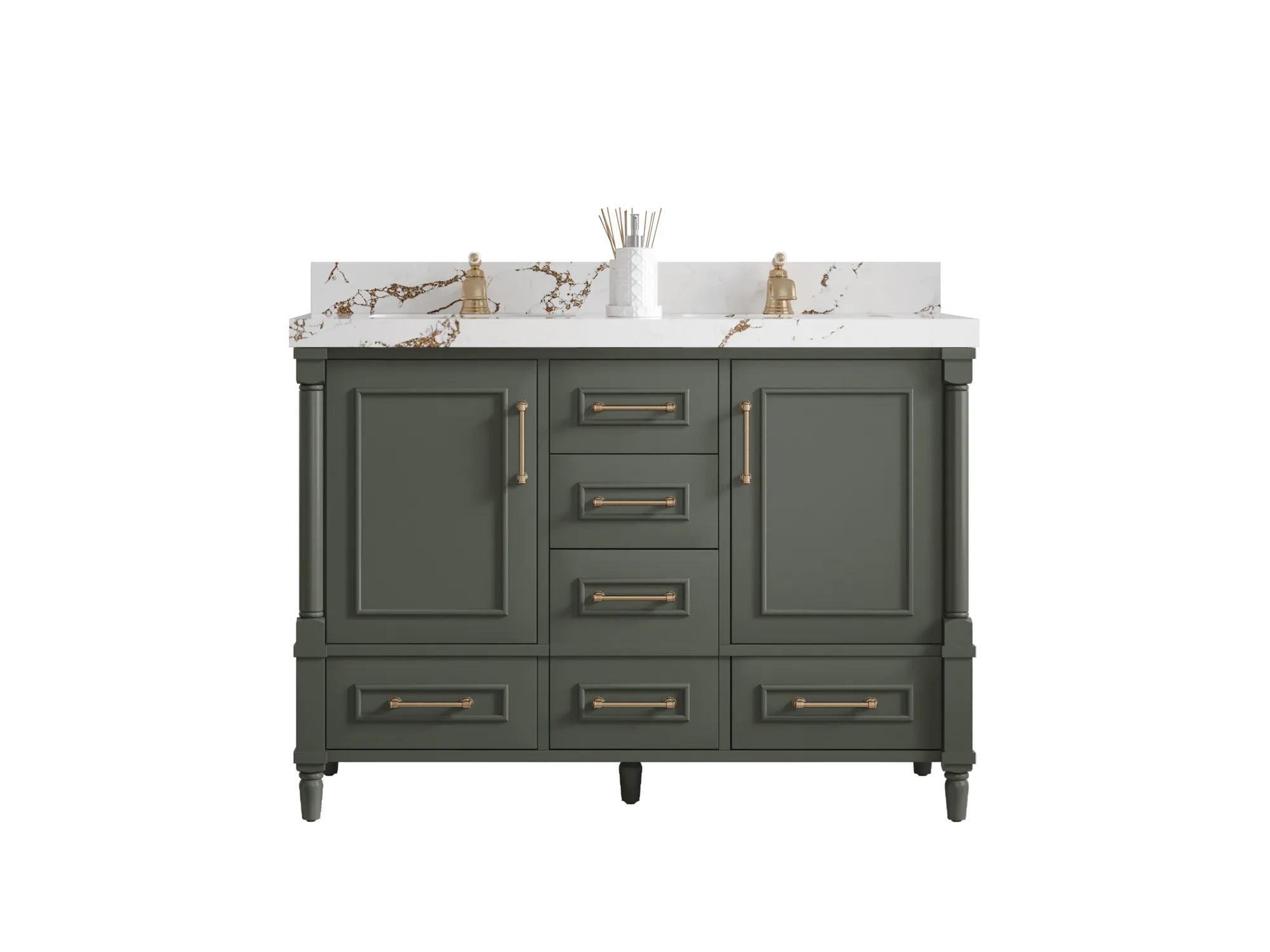 Aberdeen 48 in. W x 22 in. D Double Sink Bathroom Vanity