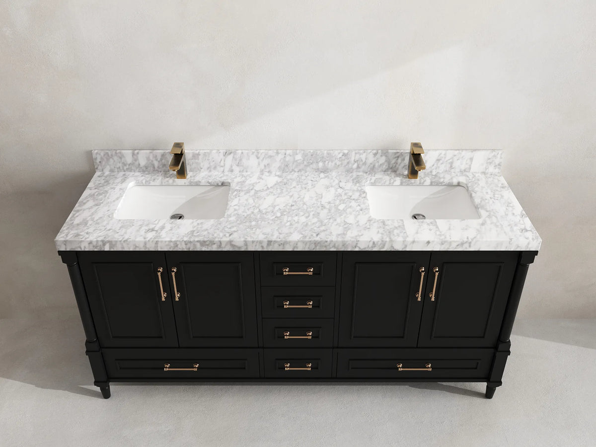Aberdeen 72 in. W x 22 in. D Double Sink Bathroom Vanity