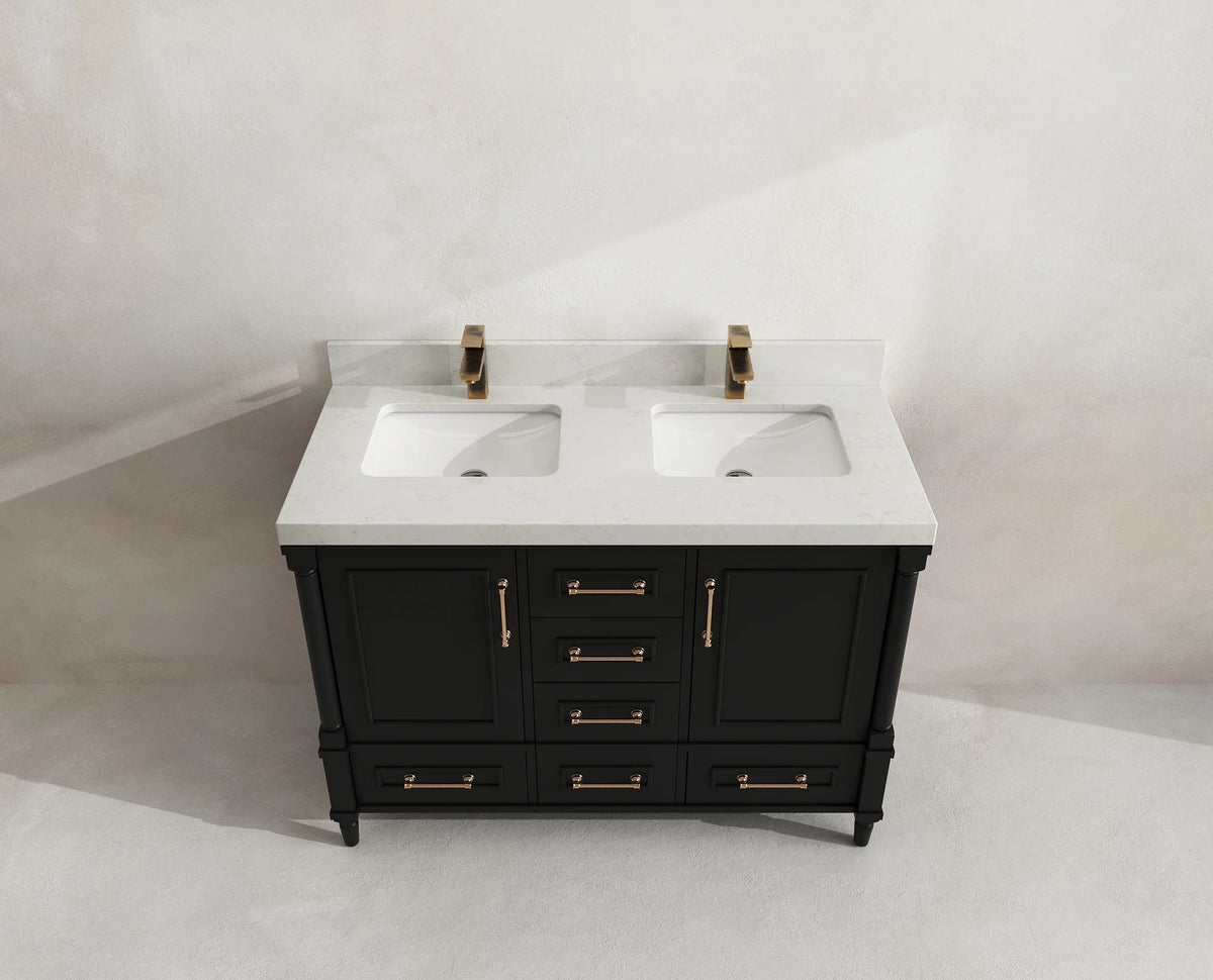 Aberdeen 48 in. W x 22 in. D Double Sink Bathroom Vanity