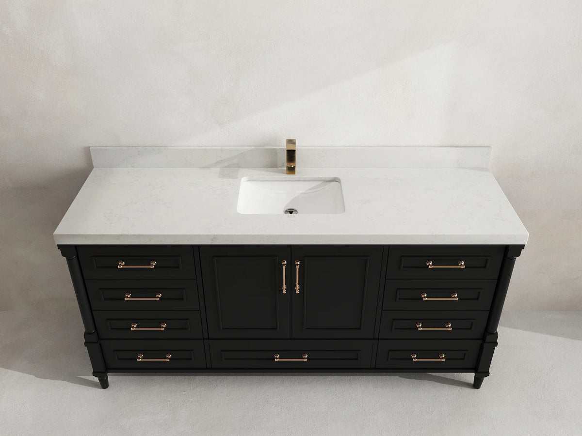 Aberdeen 72 in. W x 22 in. D Single Sink Bathroom Vanity
