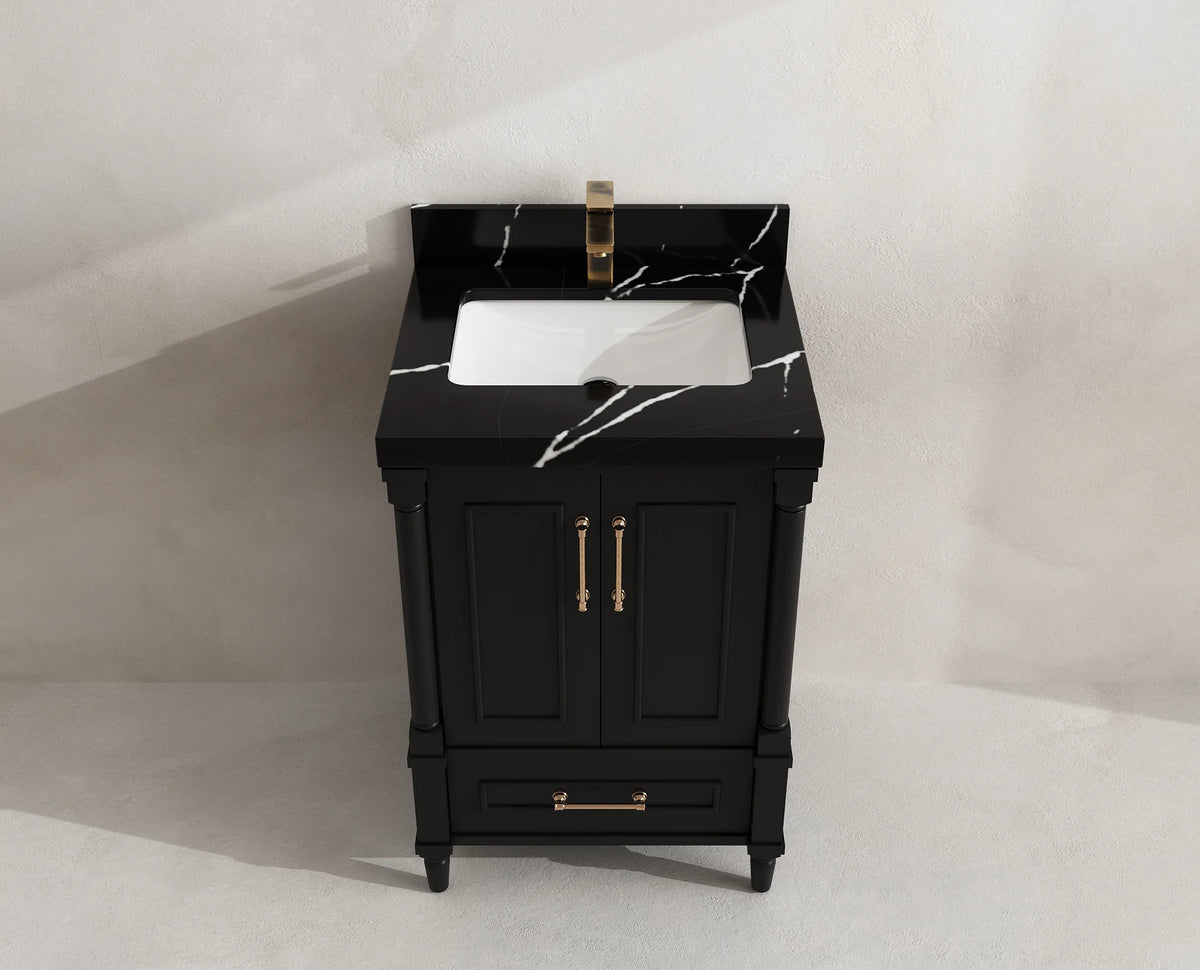 Aberdeen 24 in. W x 22 in. D Single Sink Bathroom Vanity