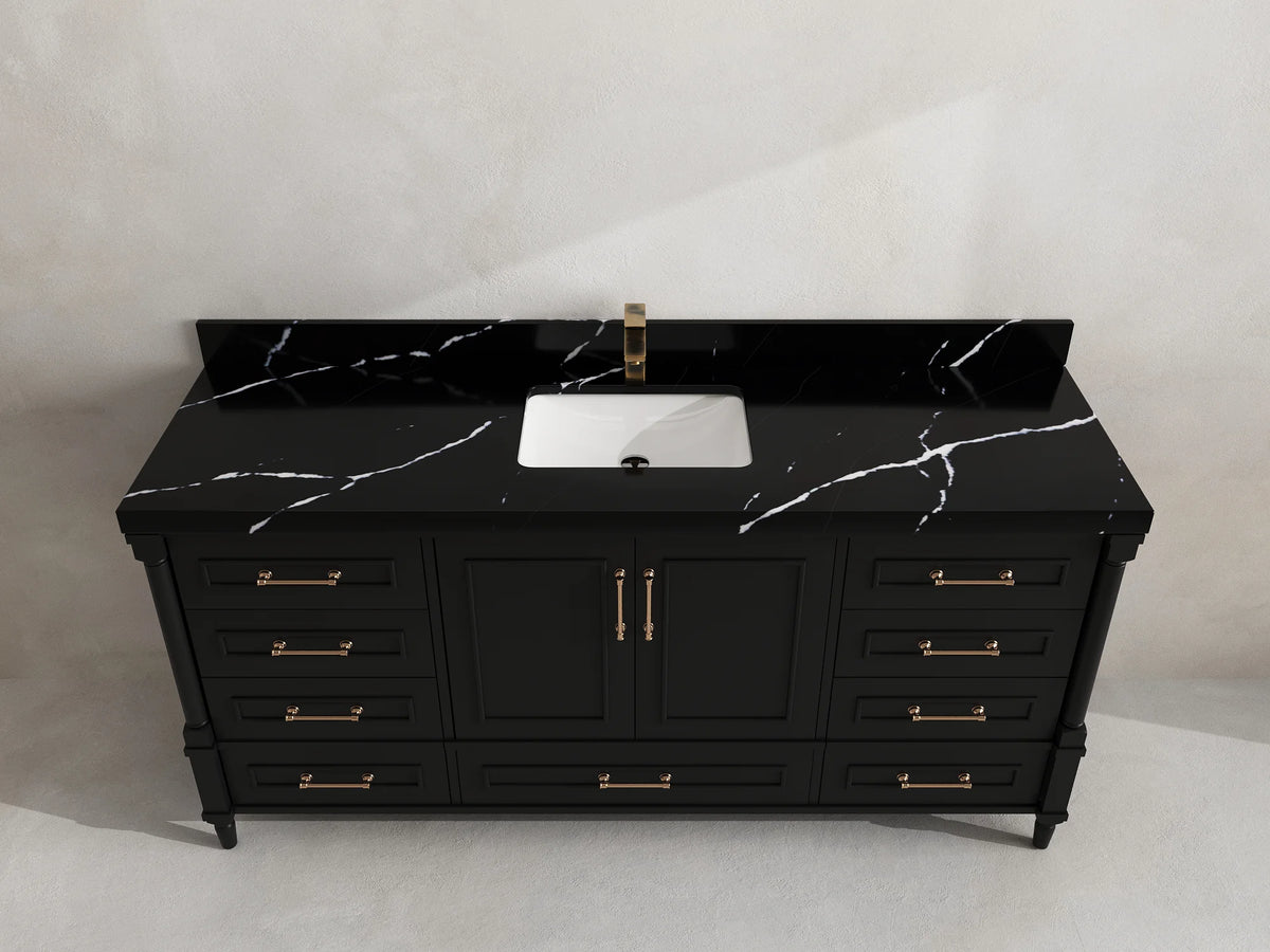 Aberdeen 72 in. W x 22 in. D Single Sink Bathroom Vanity