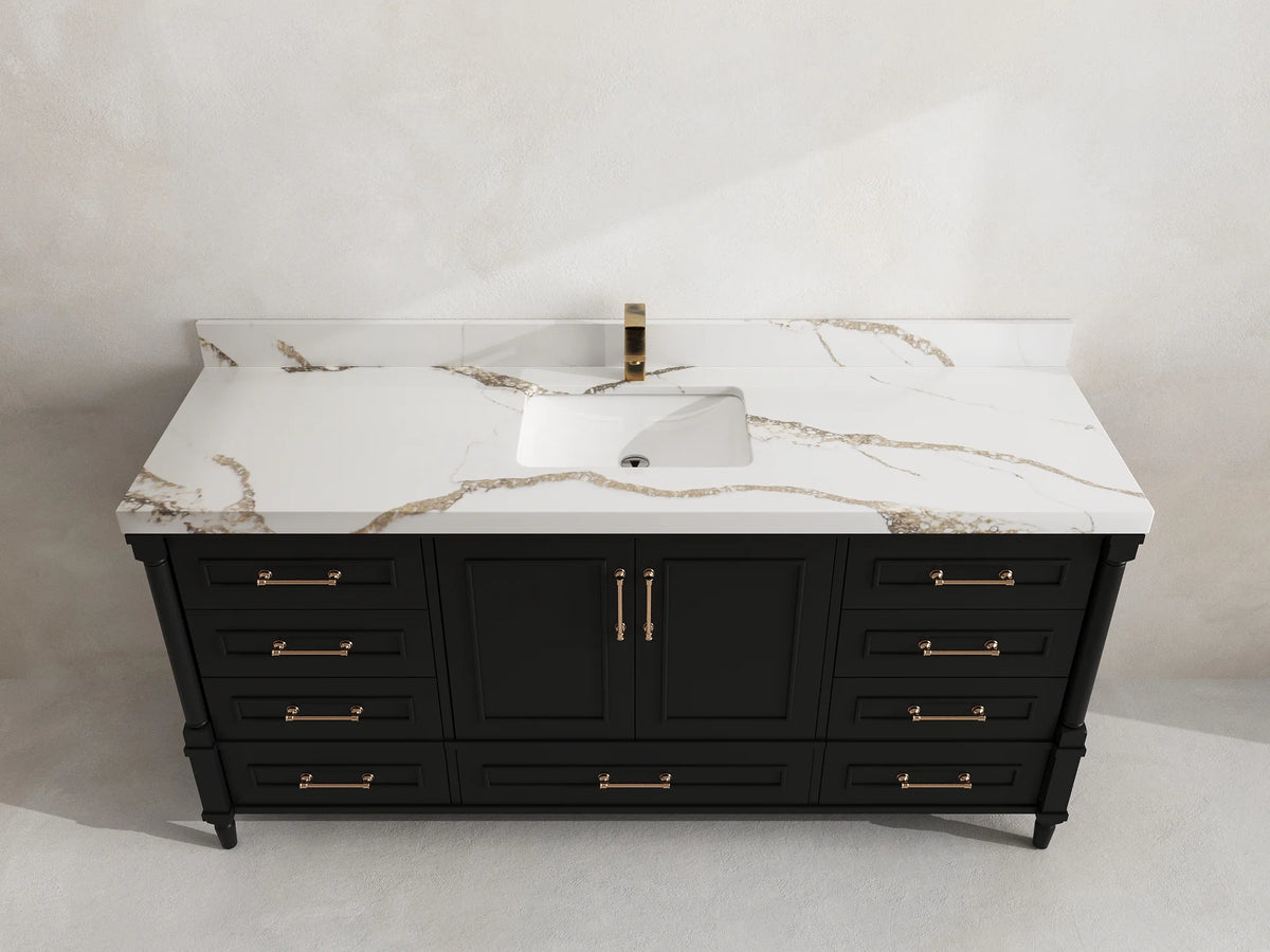 Aberdeen 72 in. W x 22 in. D Single Sink Bathroom Vanity
