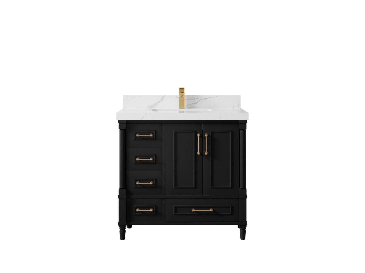 Aberdeen 36 in. W x 22 in. D Center Sink Bathroom Vanity