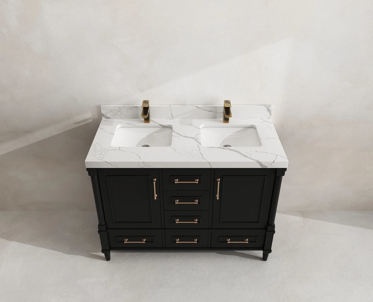 Aberdeen 48 in. W x 22 in. D Double Sink Bathroom Vanity