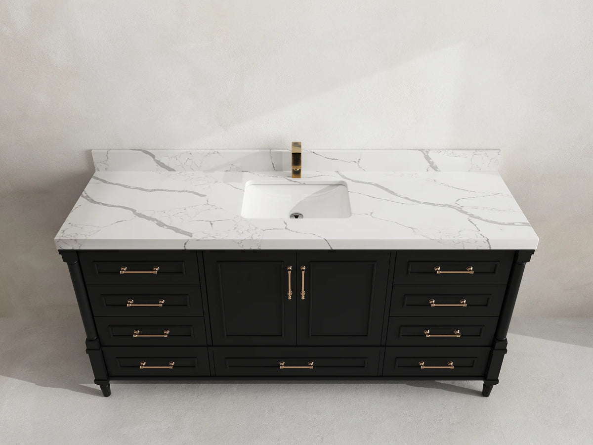 Aberdeen 72 in. W x 22 in. D Single Sink Bathroom Vanity