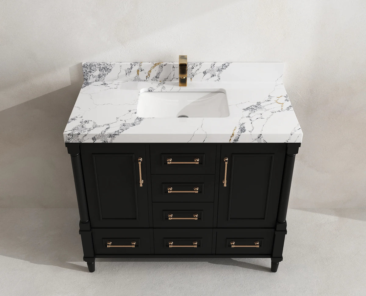 Aberdeen 42 in. W x 22 in. D Single Sink Bathroom Vanity