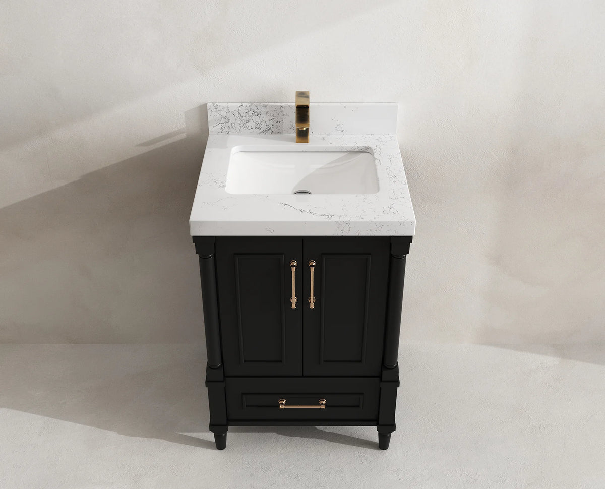 Aberdeen 24 in. W x 22 in. D Single Sink Bathroom Vanity
