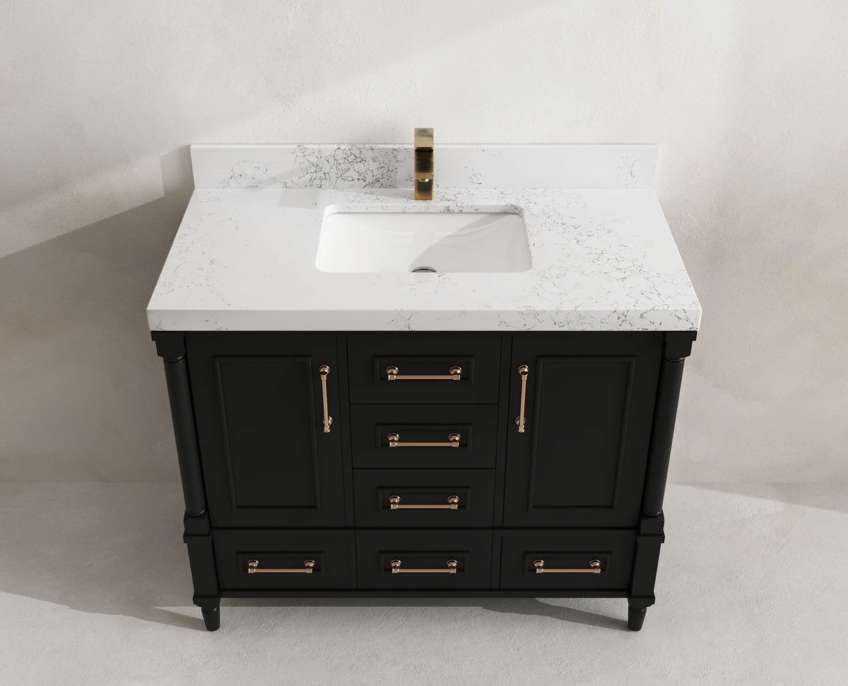 Aberdeen 42 in. W x 22 in. D Single Sink Bathroom Vanity
