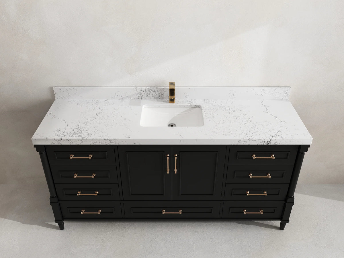 Aberdeen 72 in. W x 22 in. D Single Sink Bathroom Vanity