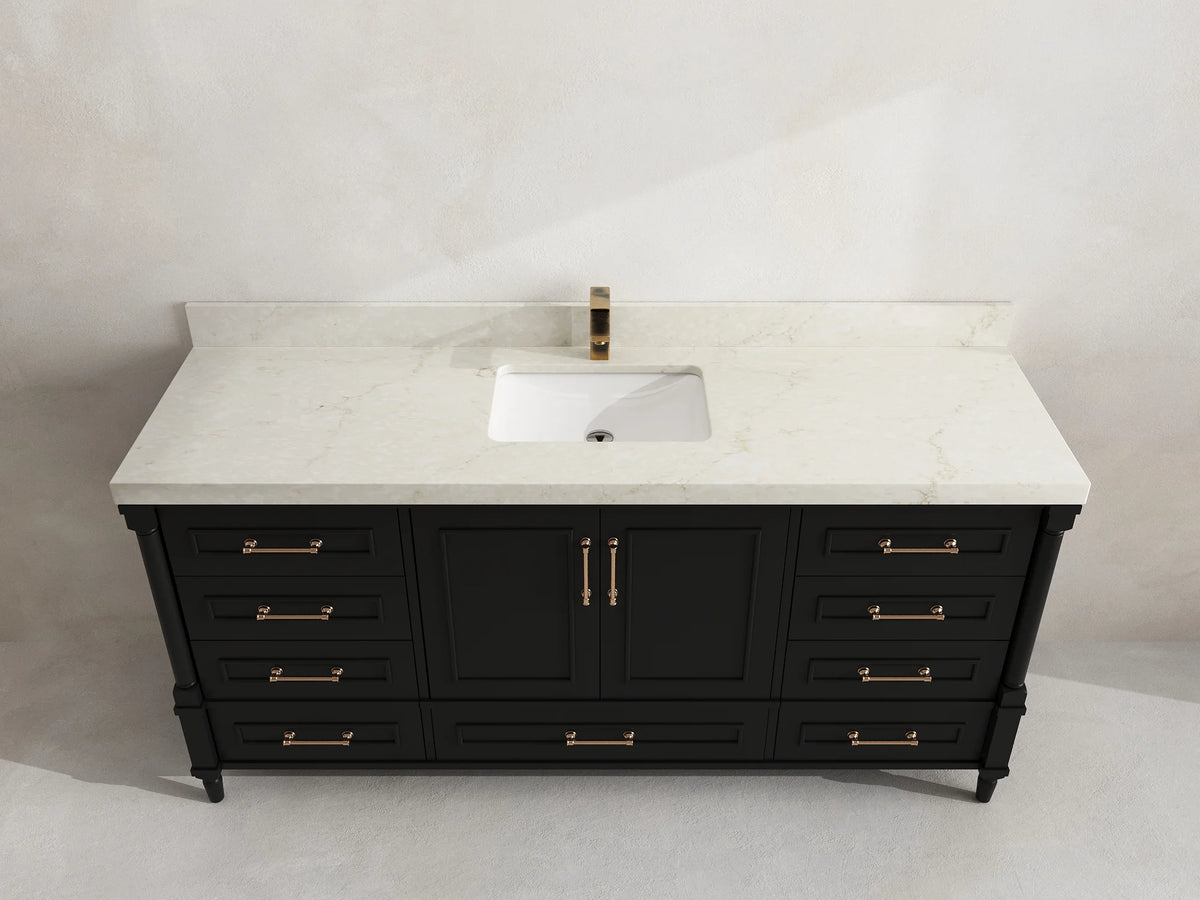 Aberdeen 72 in. W x 22 in. D Single Sink Bathroom Vanity