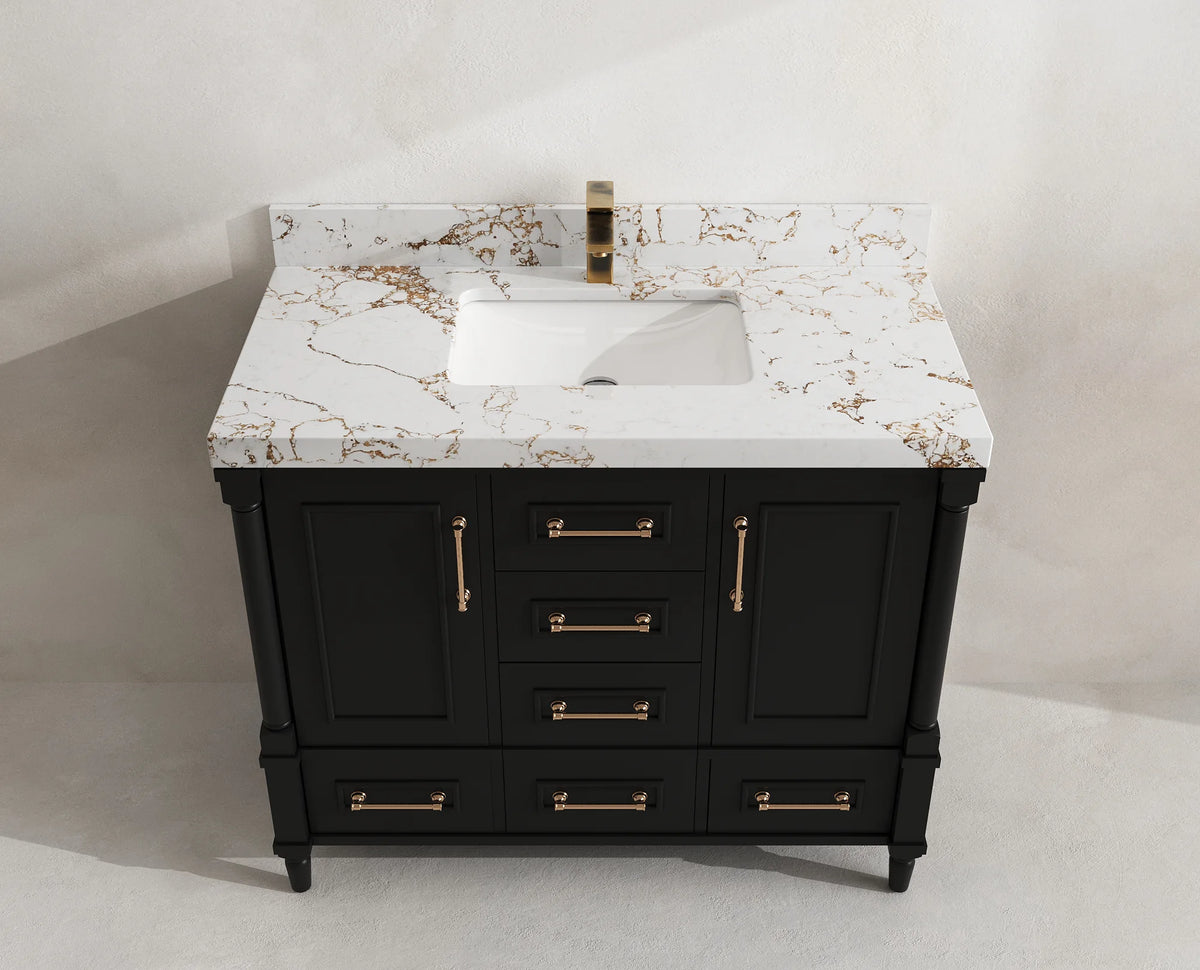 Aberdeen 42 in. W x 22 in. D Single Sink Bathroom Vanity