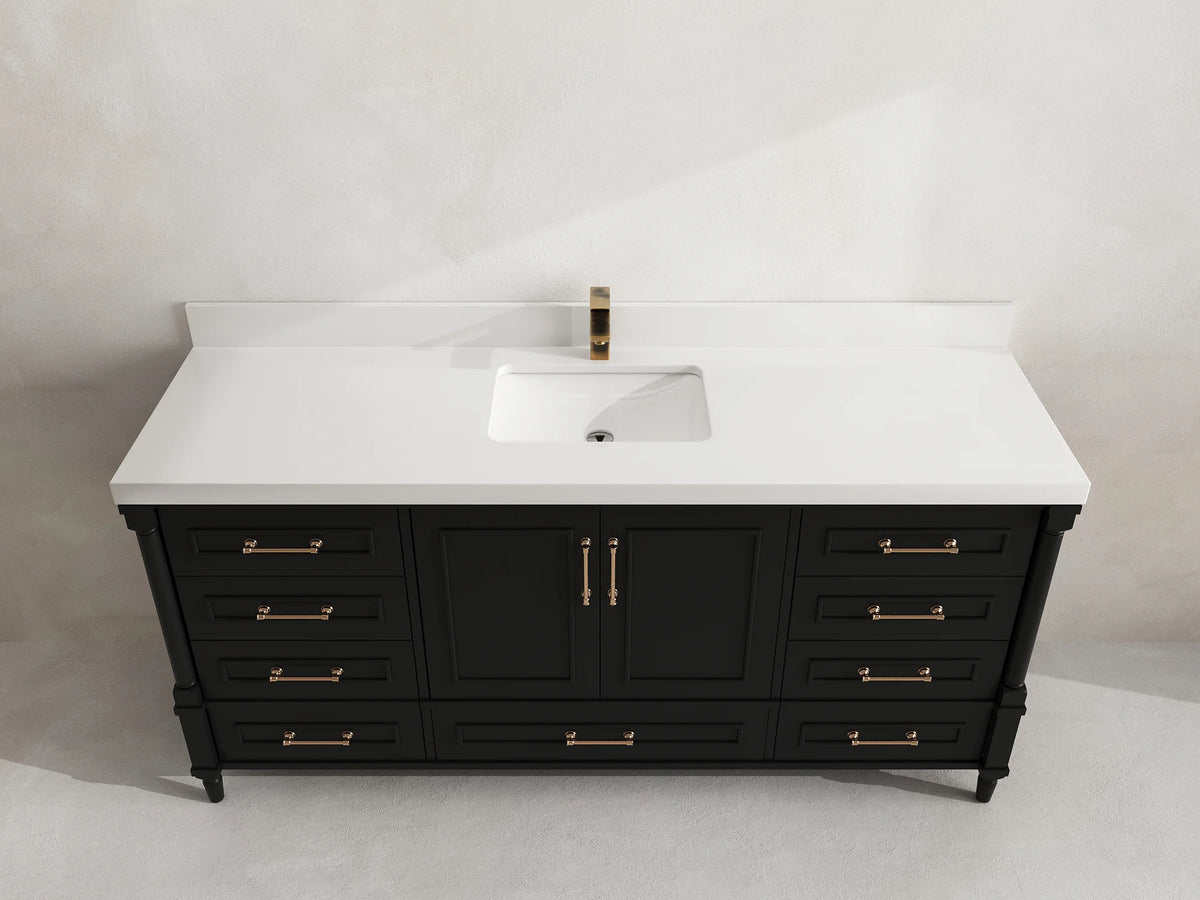 Aberdeen 72 in. W x 22 in. D Single Sink Bathroom Vanity