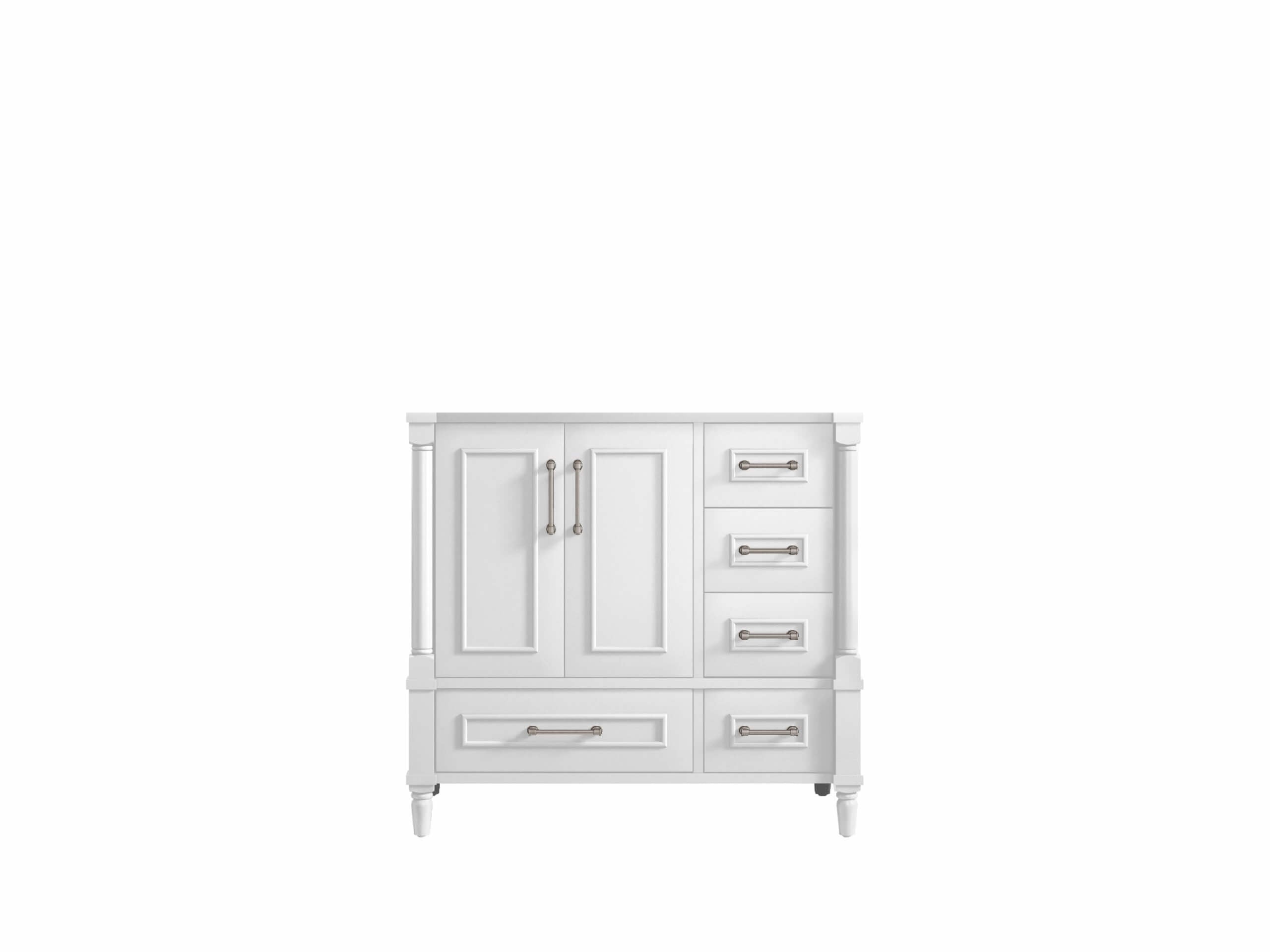Aberdeen 36 in. W x 22 in. D Left Offset Sink Bathroom Vanity