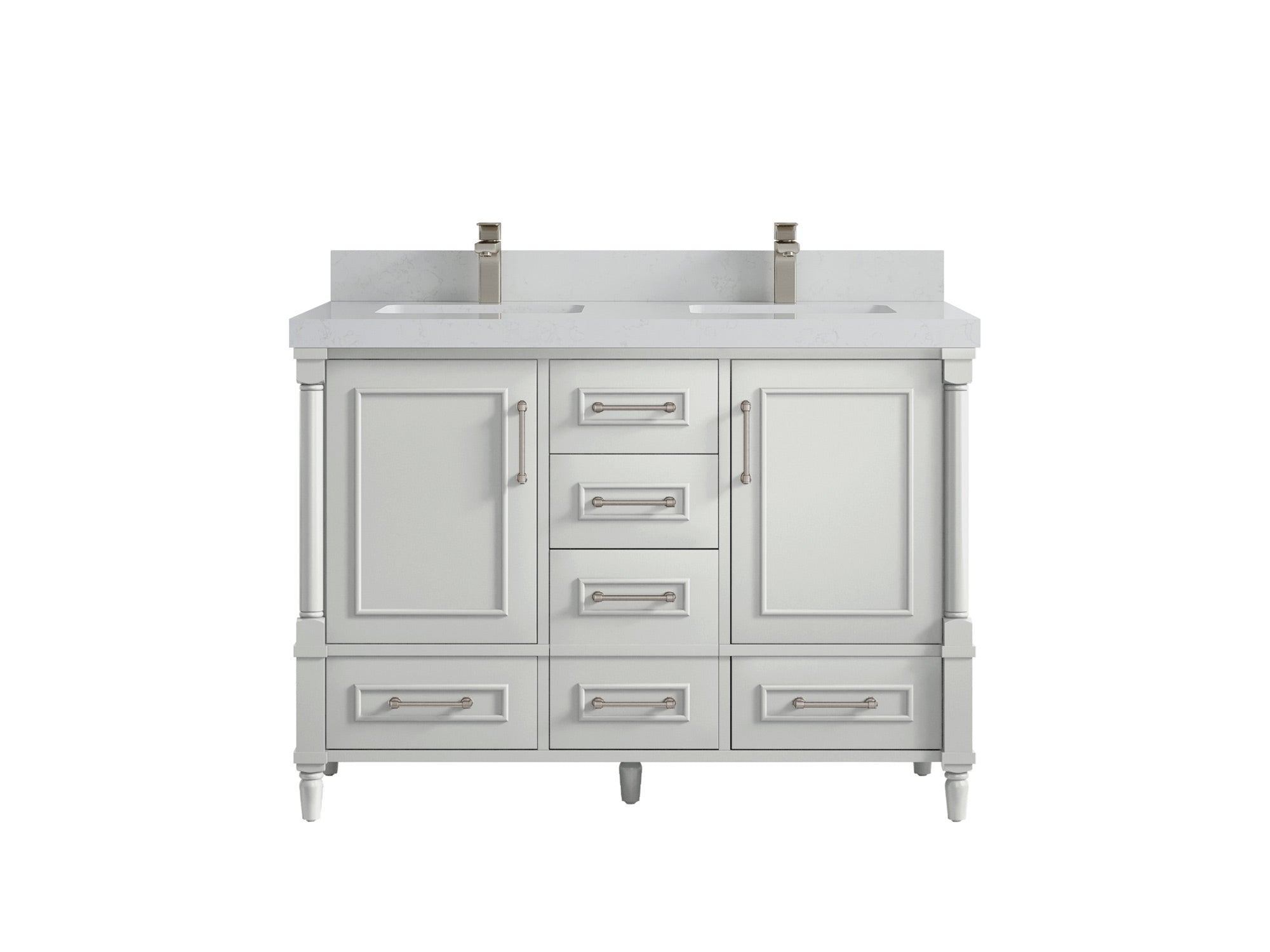 Aberdeen 48 in. W x 22 in. D Double Sink Bathroom Vanity