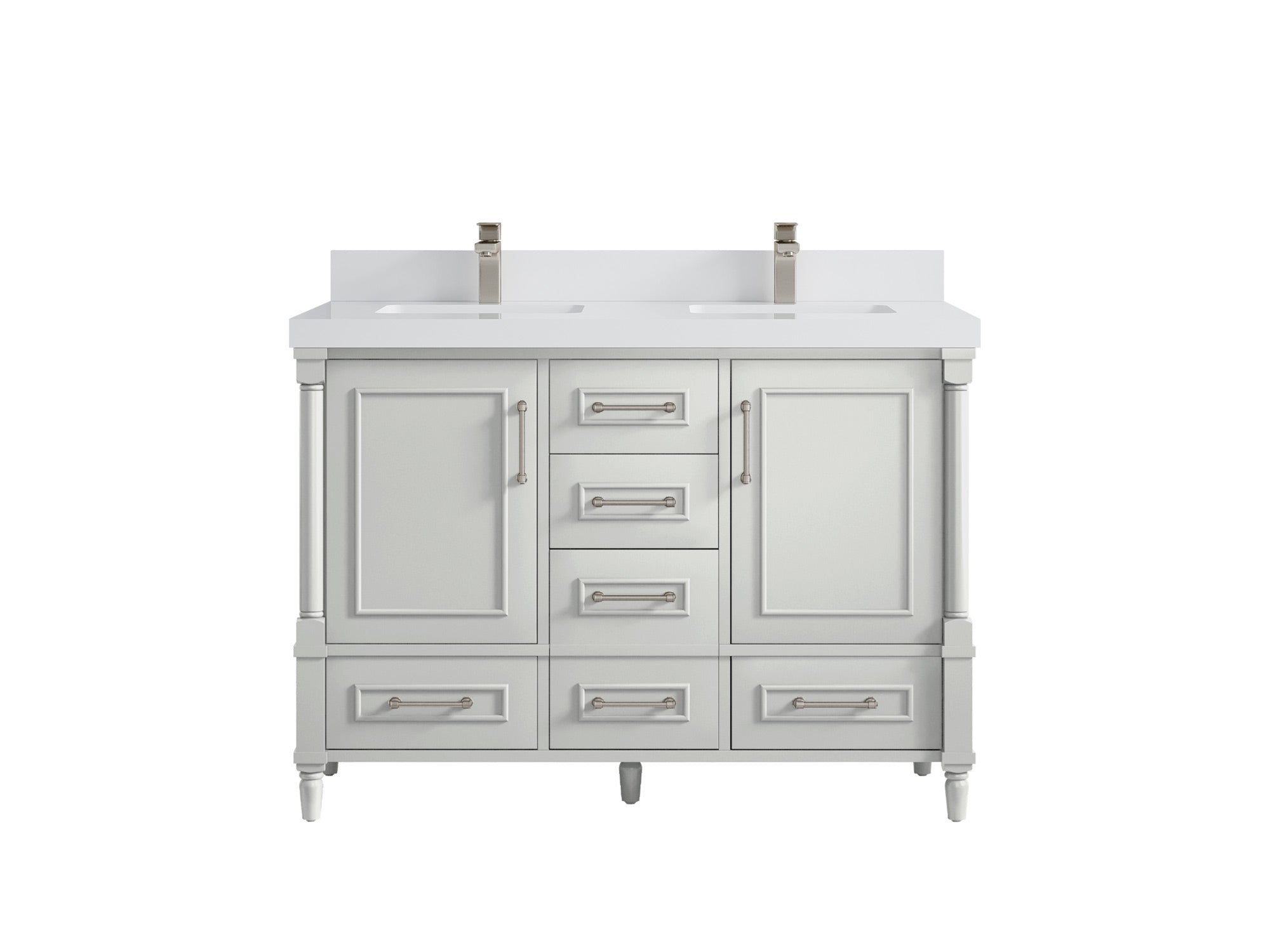 Aberdeen 48 in. W x 22 in. D Double Sink Bathroom Vanity