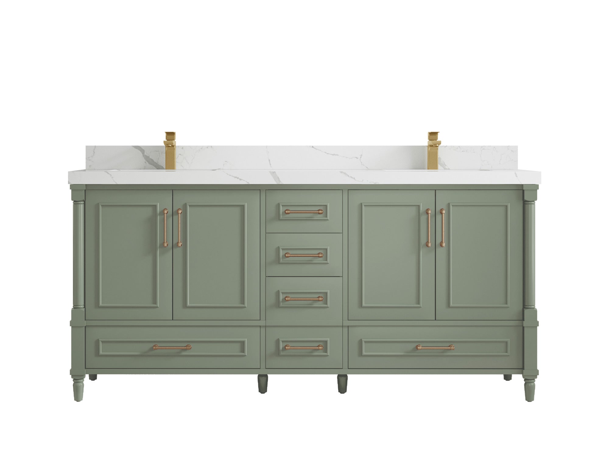 Aberdeen 72 in. W x 22 in. D Double Sink Bathroom Vanity - Willow Bath and Vanity