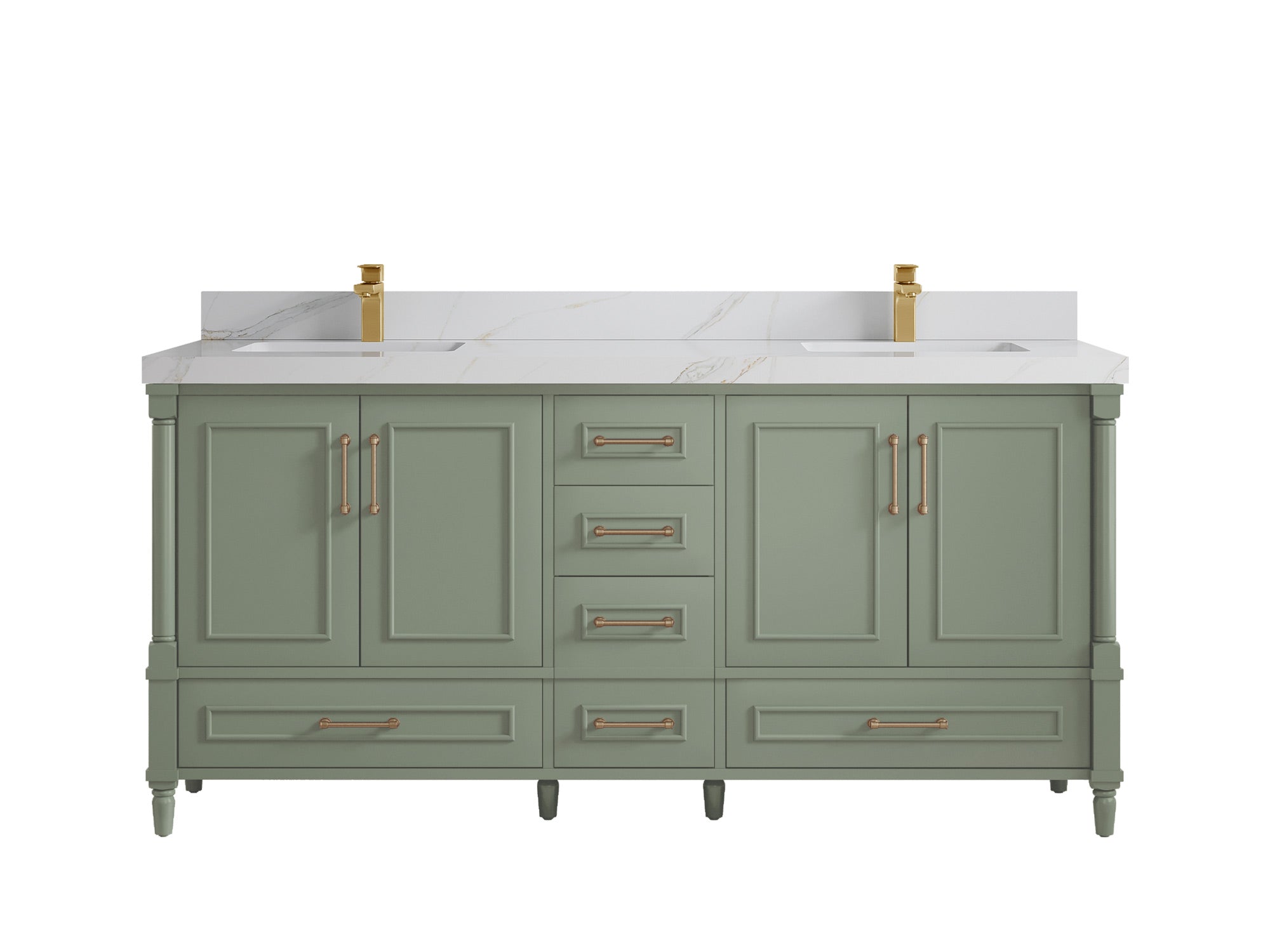Aberdeen 72 in. W x 22 in. D Double Sink Bathroom Vanity - Willow Bath and Vanity