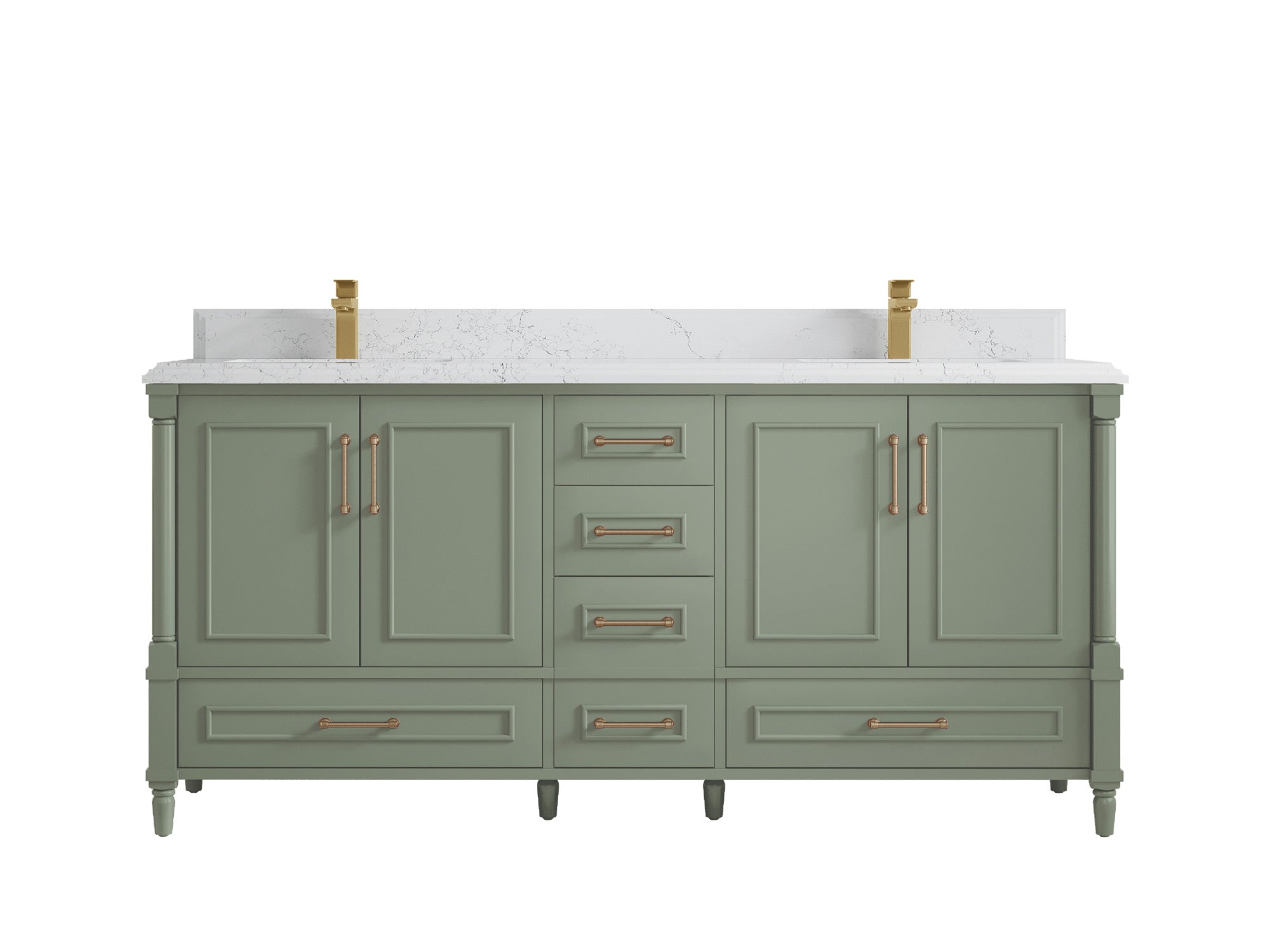 Aberdeen 72 in. W x 22 in. D Double Sink Bathroom Vanity - Willow Bath and Vanity