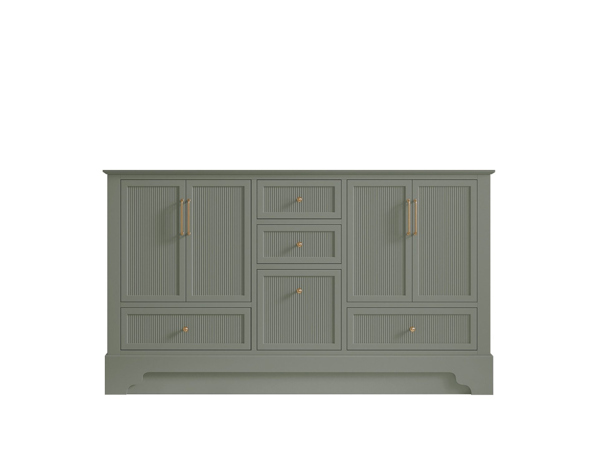 Alys 60 in. W x 22 in. D Double Sink Bathroom Vanity