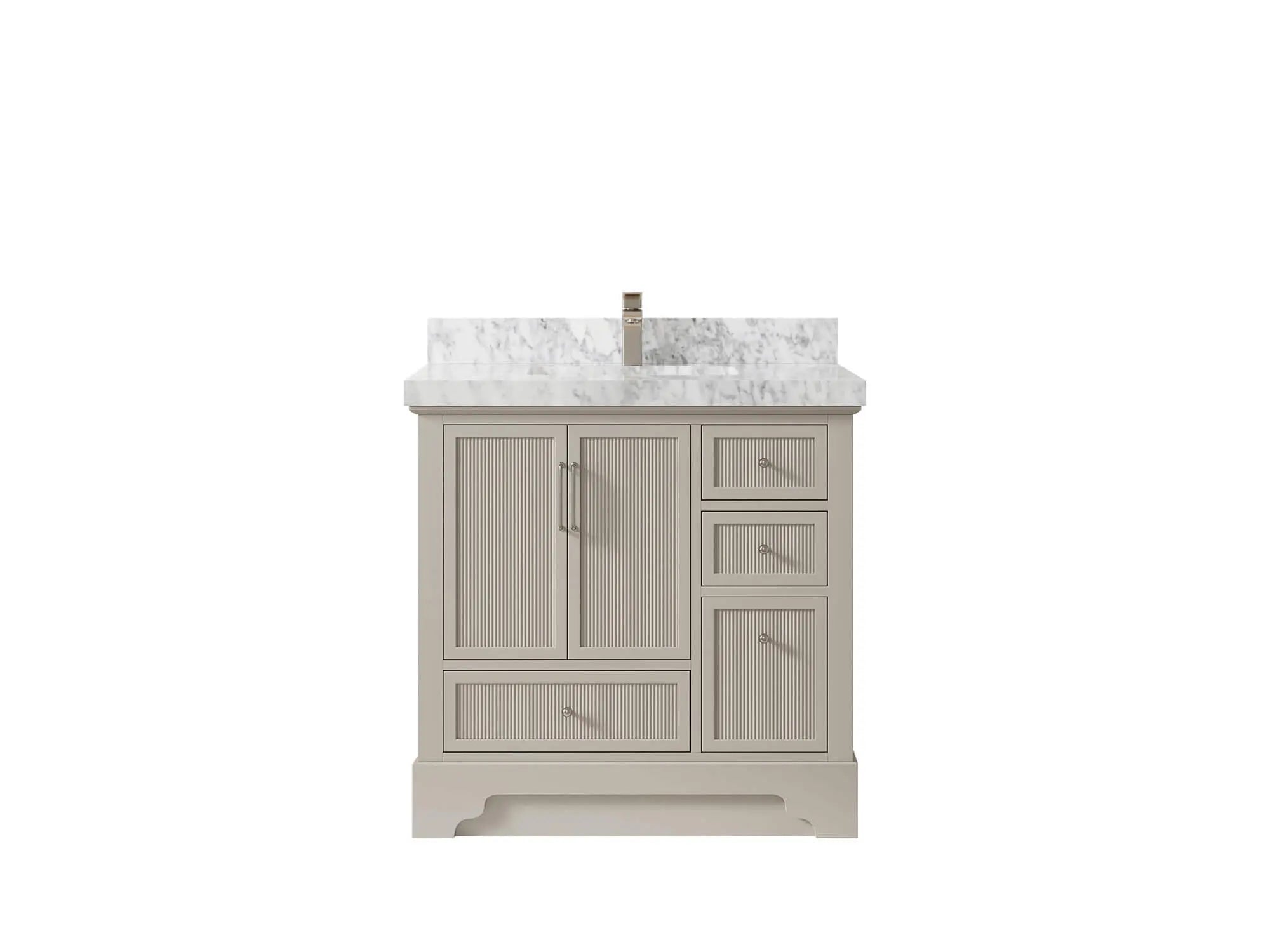 Alys 36 in. W x 22 in. D Center Sink Bathroom Vanity