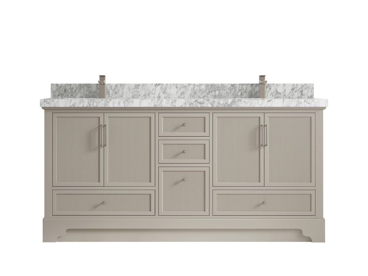 Alys 72 in. W x 22 in. D Double Sink Bathroom Vanity