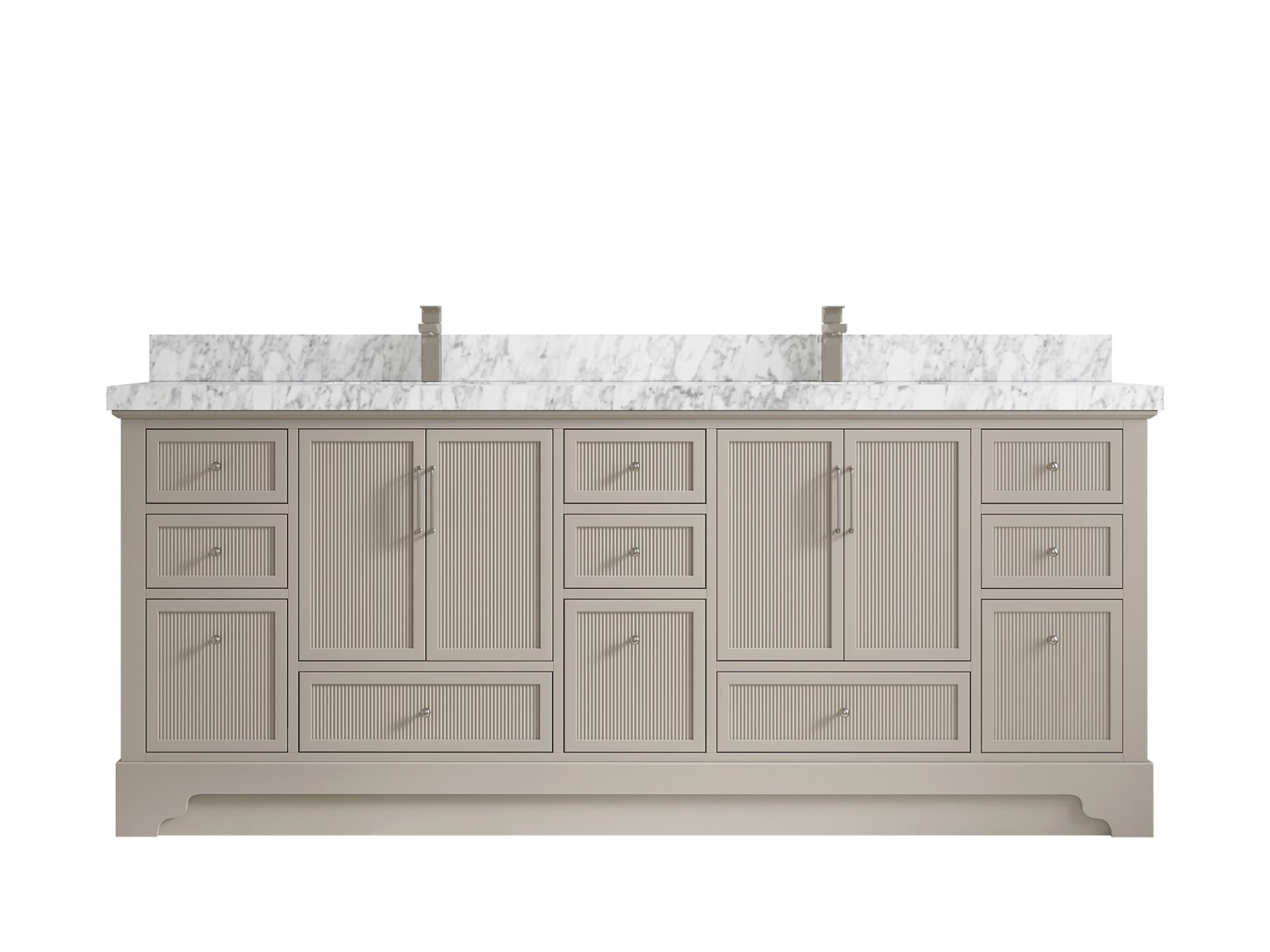 Alys 84 in. W x 22 in. D Double Sink Bathroom Vanity
