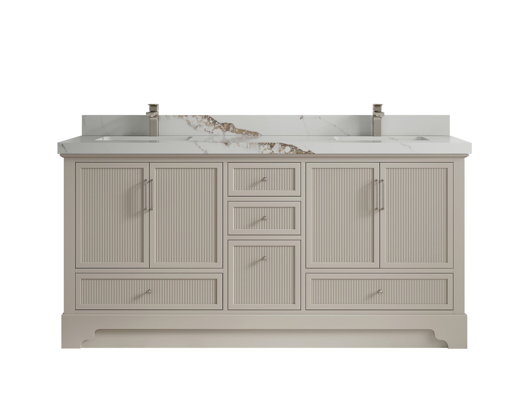 Alys 72 in. W x 22 in. D Double Sink Bathroom Vanity