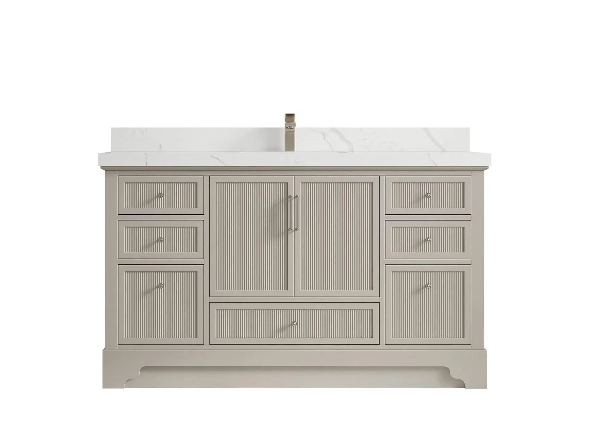 Alys 60 in. W x 22 in. D Single Sink Bathroom Vanity