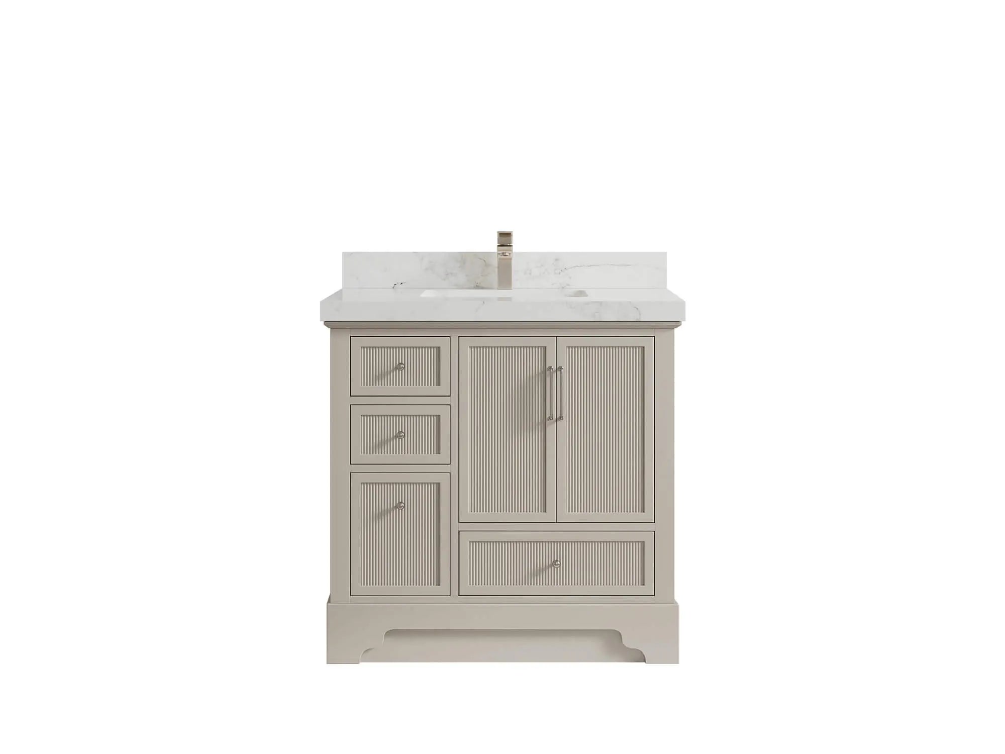 Alys 36 in. W x 22 in. D Center Sink Vanity for Modern Bathrooms