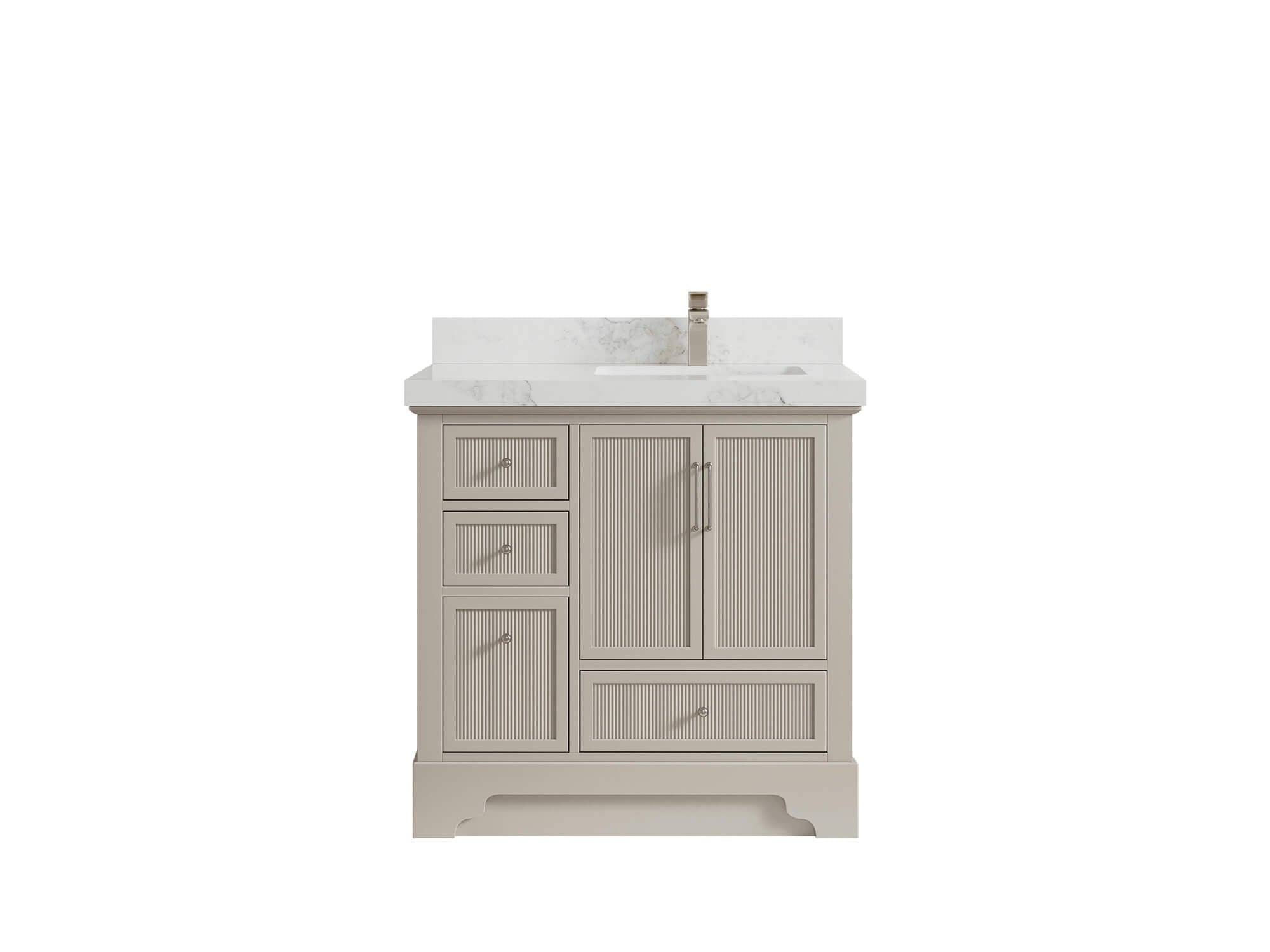 Alys 36 in. W x 22 in. D Right Offset Sink Bathroom Vanity