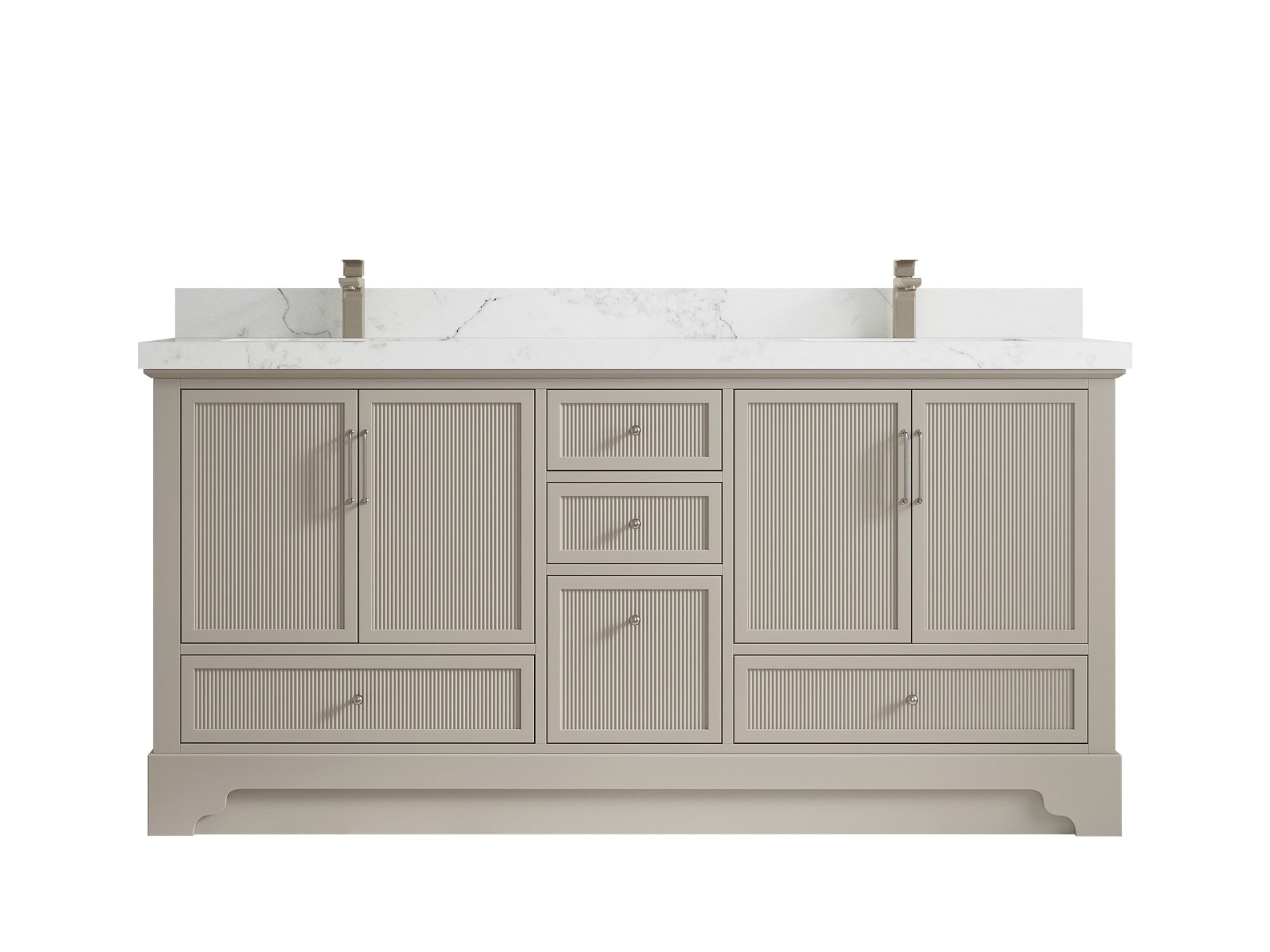 Alys 72 in. W x 22 in. D Double Sink Bathroom Vanity