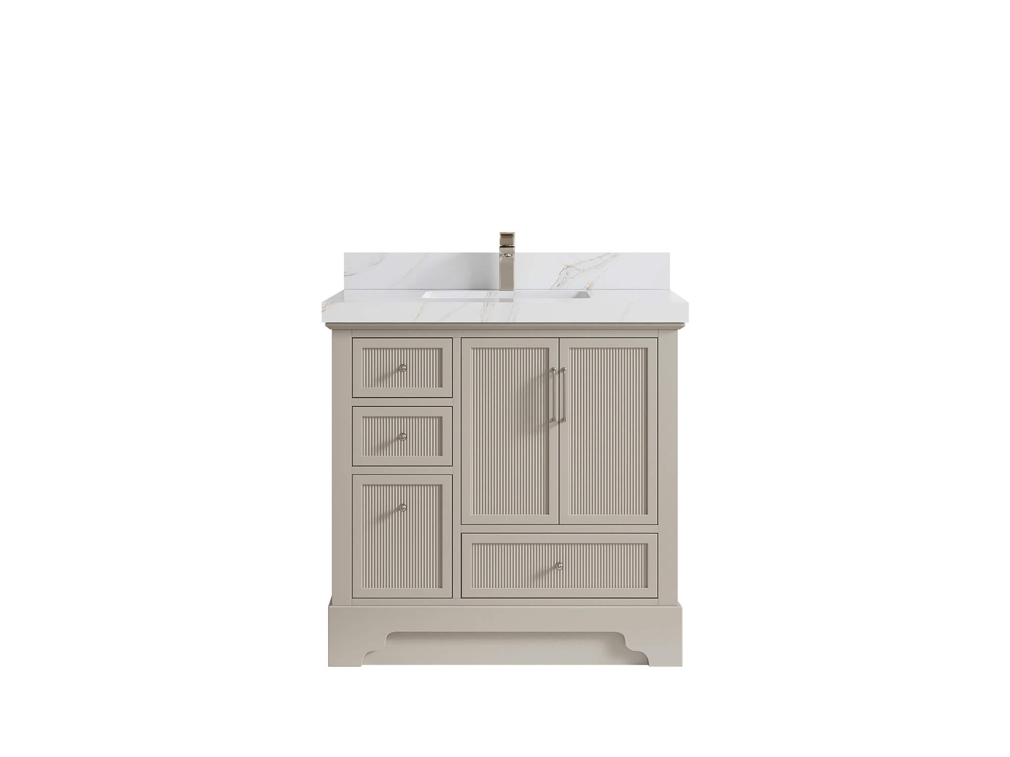 Alys 36 in. W x 22 in. D Center Sink Vanity for Modern Bathrooms