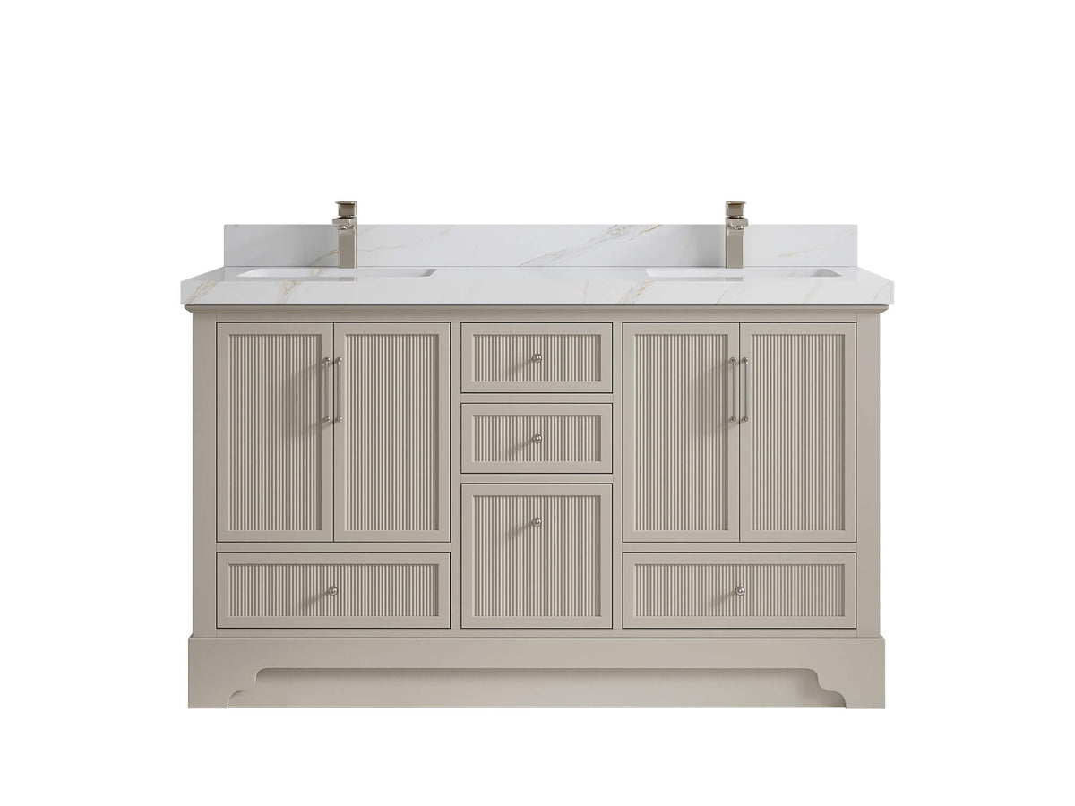 Alys 60 in. W x 22 in. D Double Sink Bathroom Vanity