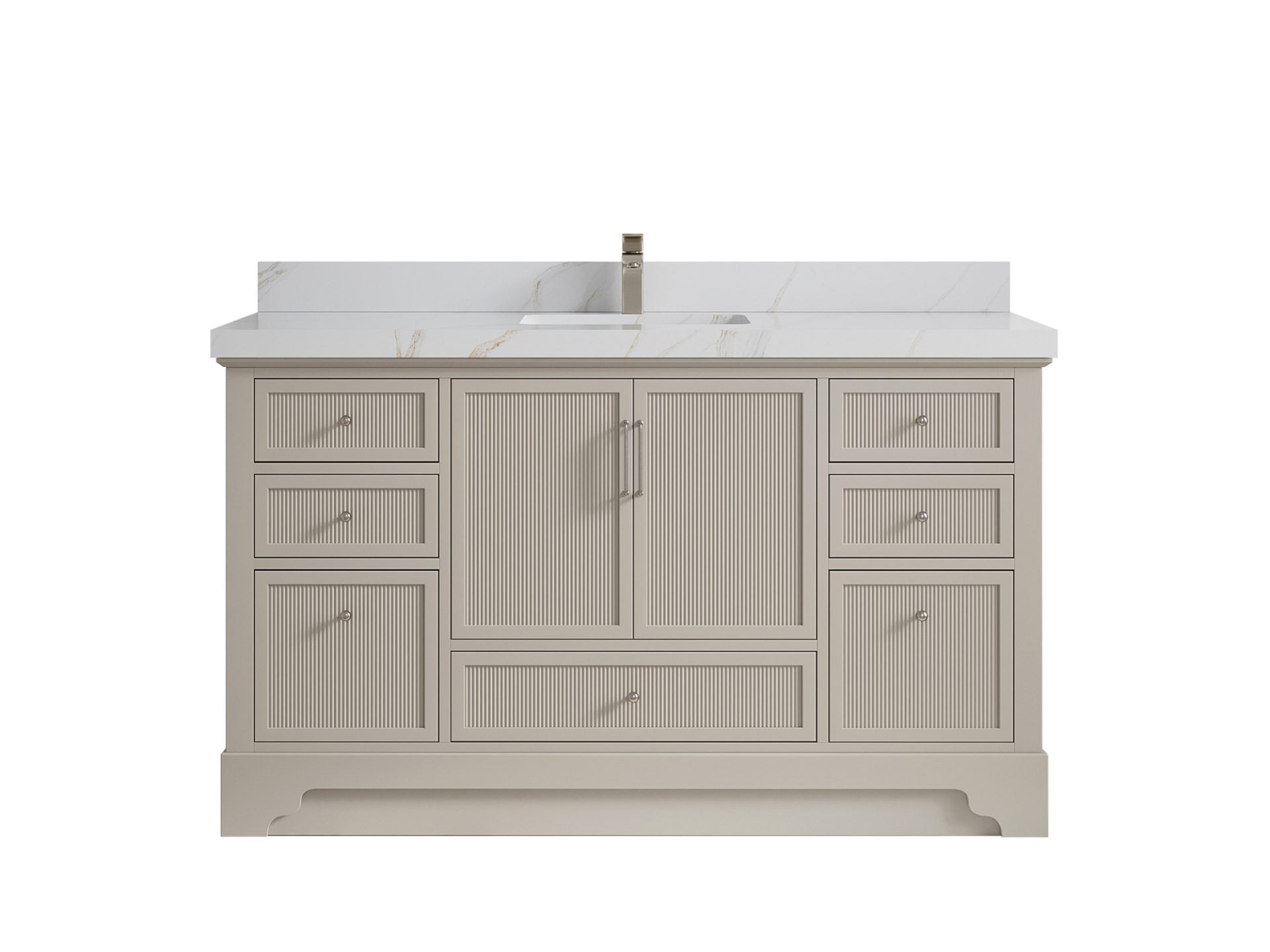 Alys 60 in. W x 22 in. D Single Sink Bathroom Vanity