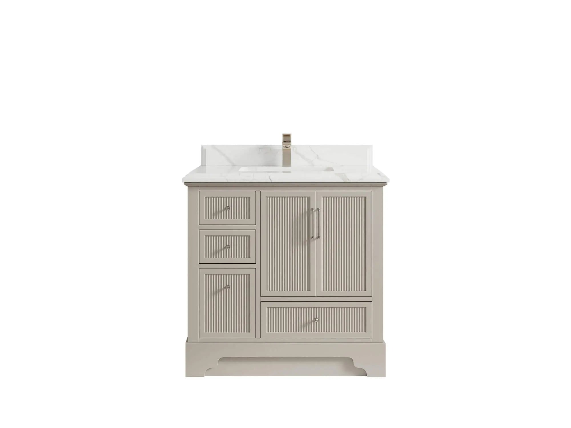 Alys 36 in. W x 22 in. D Center Sink Vanity for Modern Bathrooms