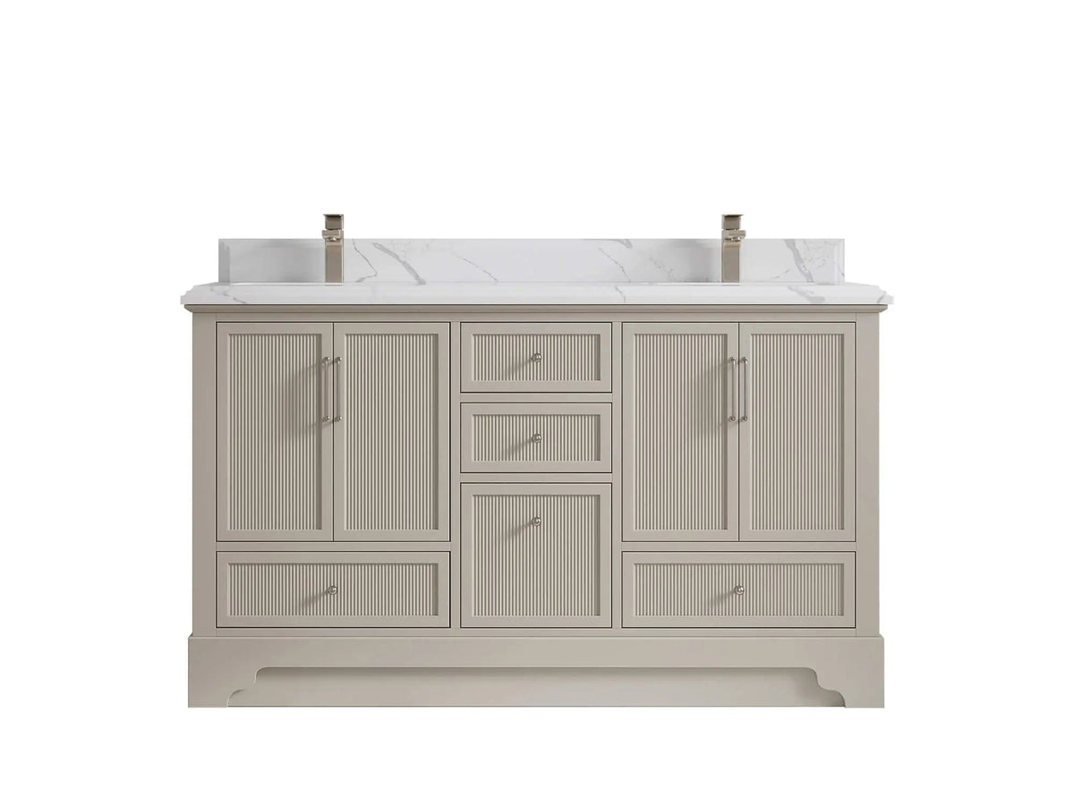 Alys 60 in. W x 22 in. D Double Sink Bathroom Vanity