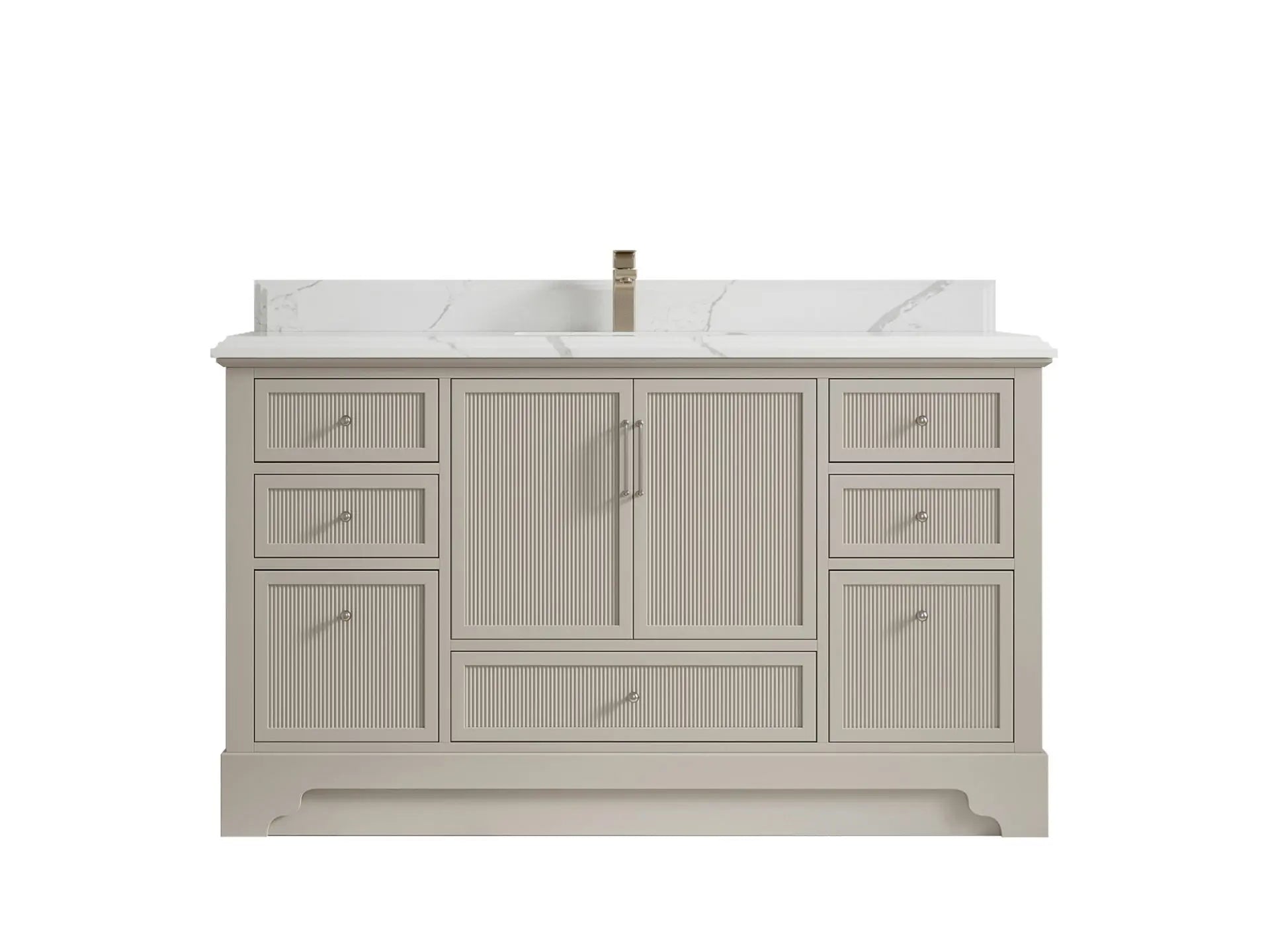 Alys 60 in. W x 22 in. D Single Sink Bathroom Vanity
