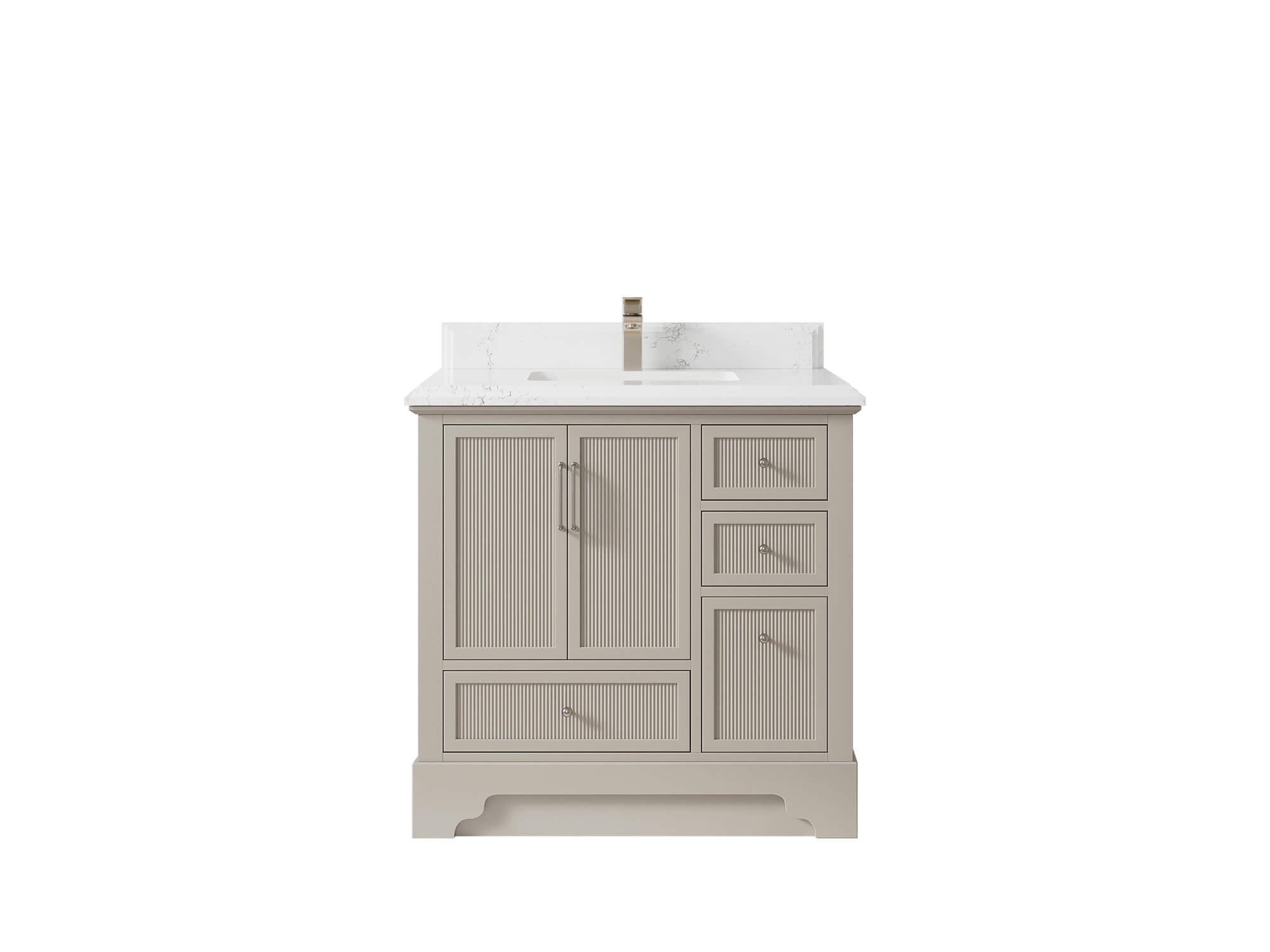 Alys 36 in. W x 22 in. D Center Sink Bathroom Vanity