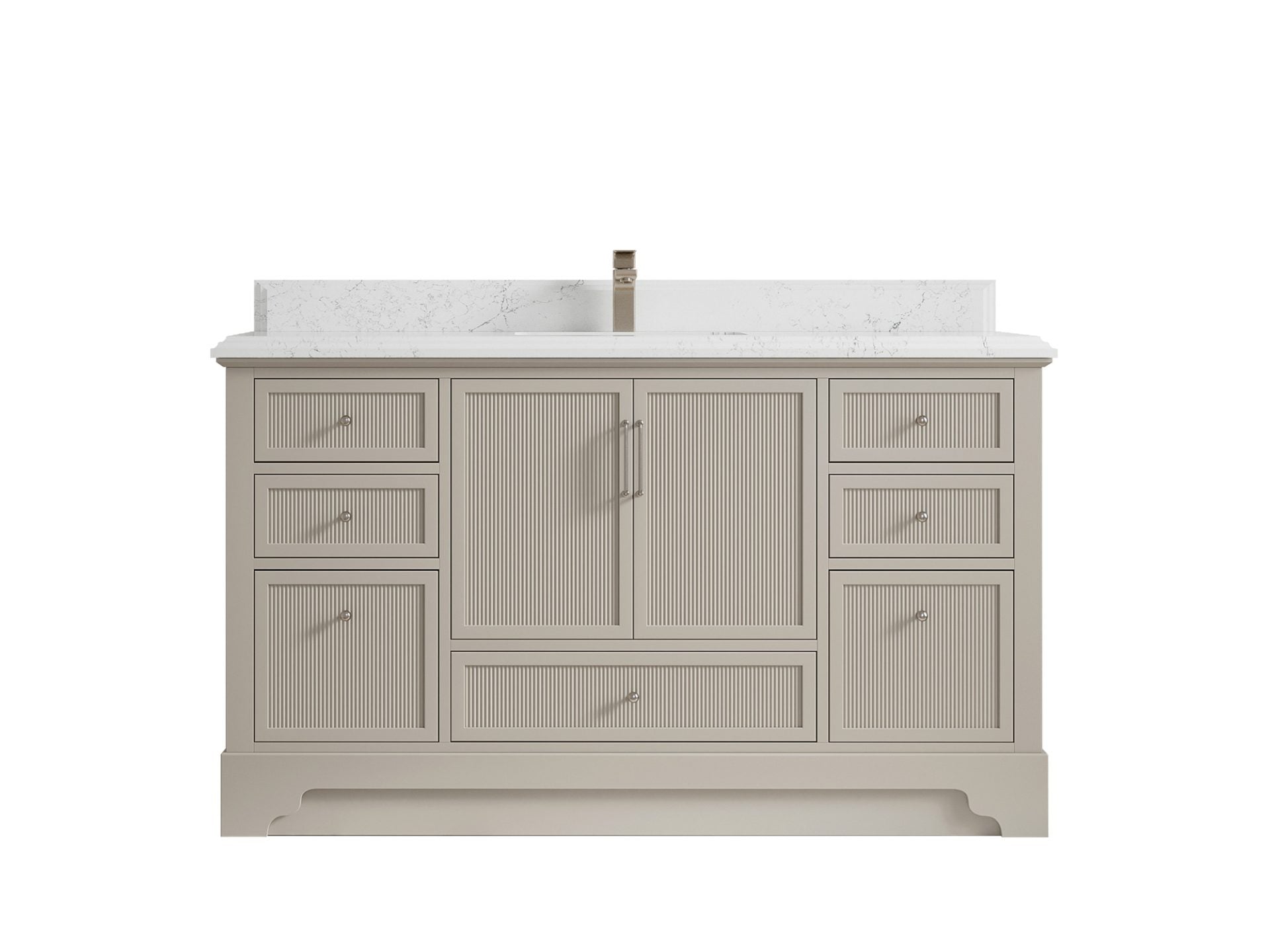Alys 60 in. W x 22 in. D Single Sink Bathroom Vanity
