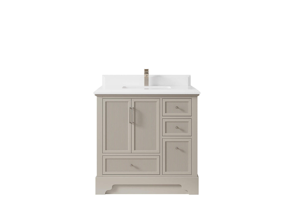 Alys 36 in. W x 22 in. D Center Sink Bathroom Vanity