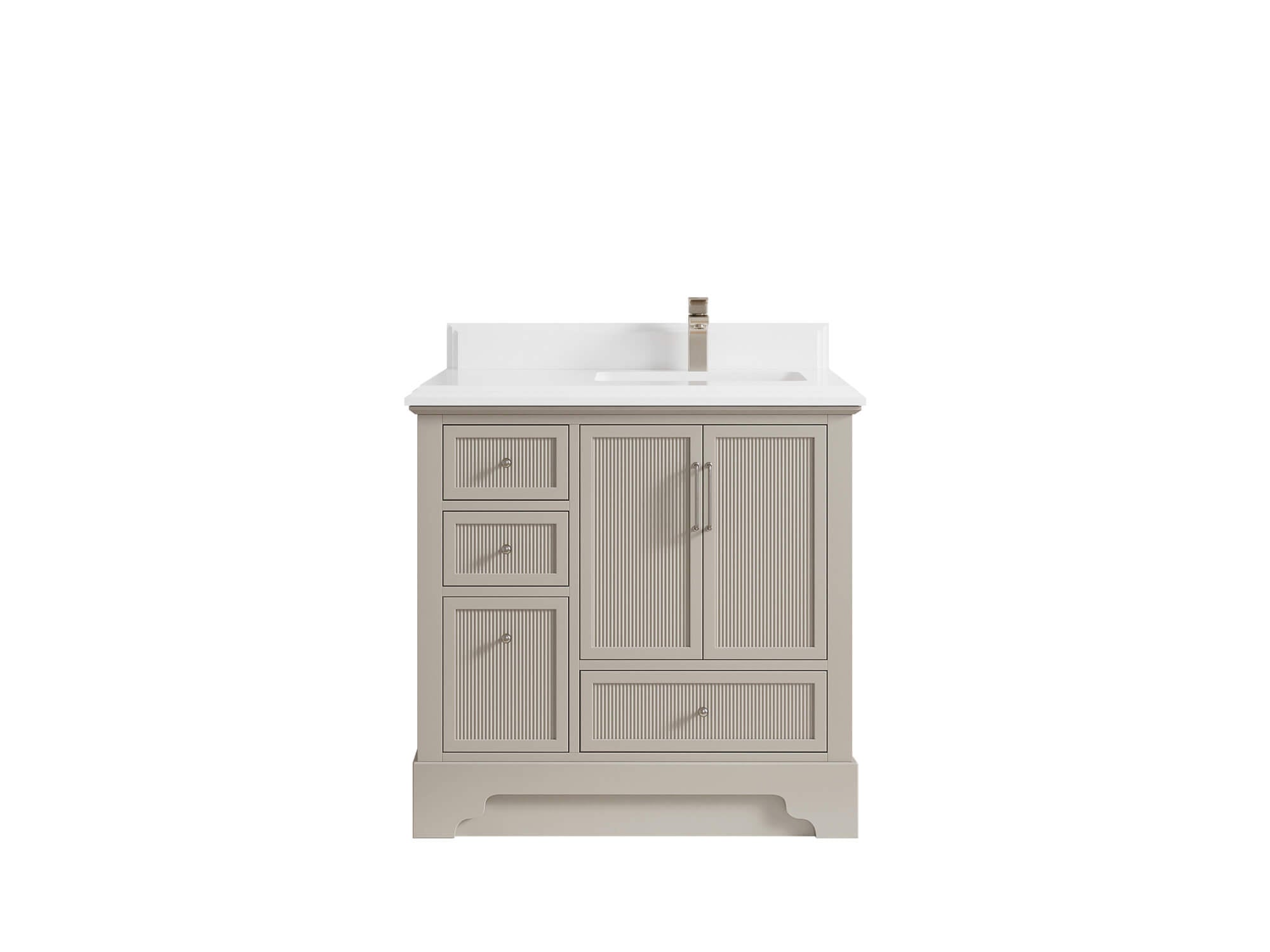 Alys 36 in. W x 22 in. D Right Offset Sink Bathroom Vanity